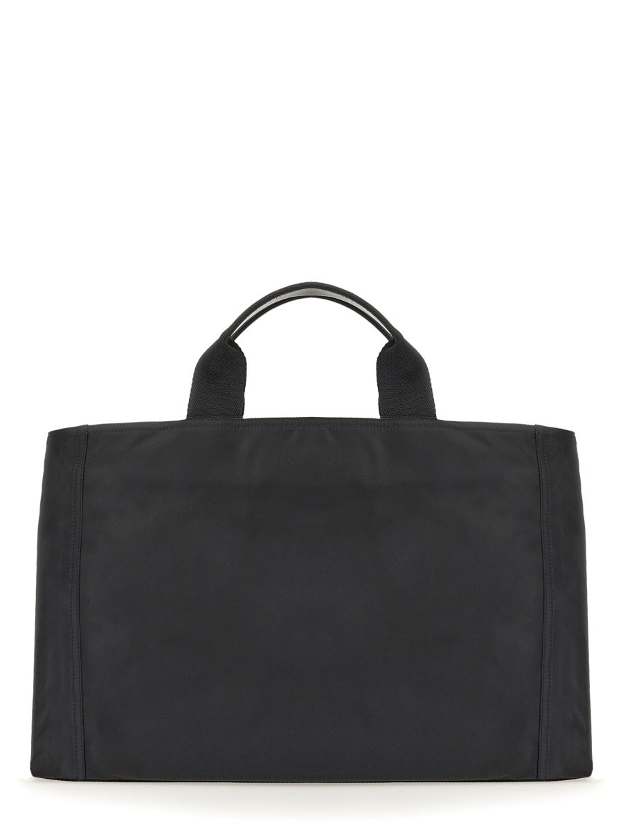 BORSONE IN NYLON CON LOGO
