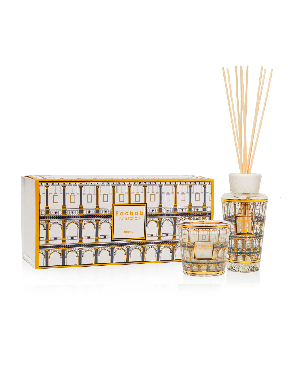 GIFT BOX MY FIRST BAOBAB ROMA WITH CANDLE AND HOME FRAGRANCE