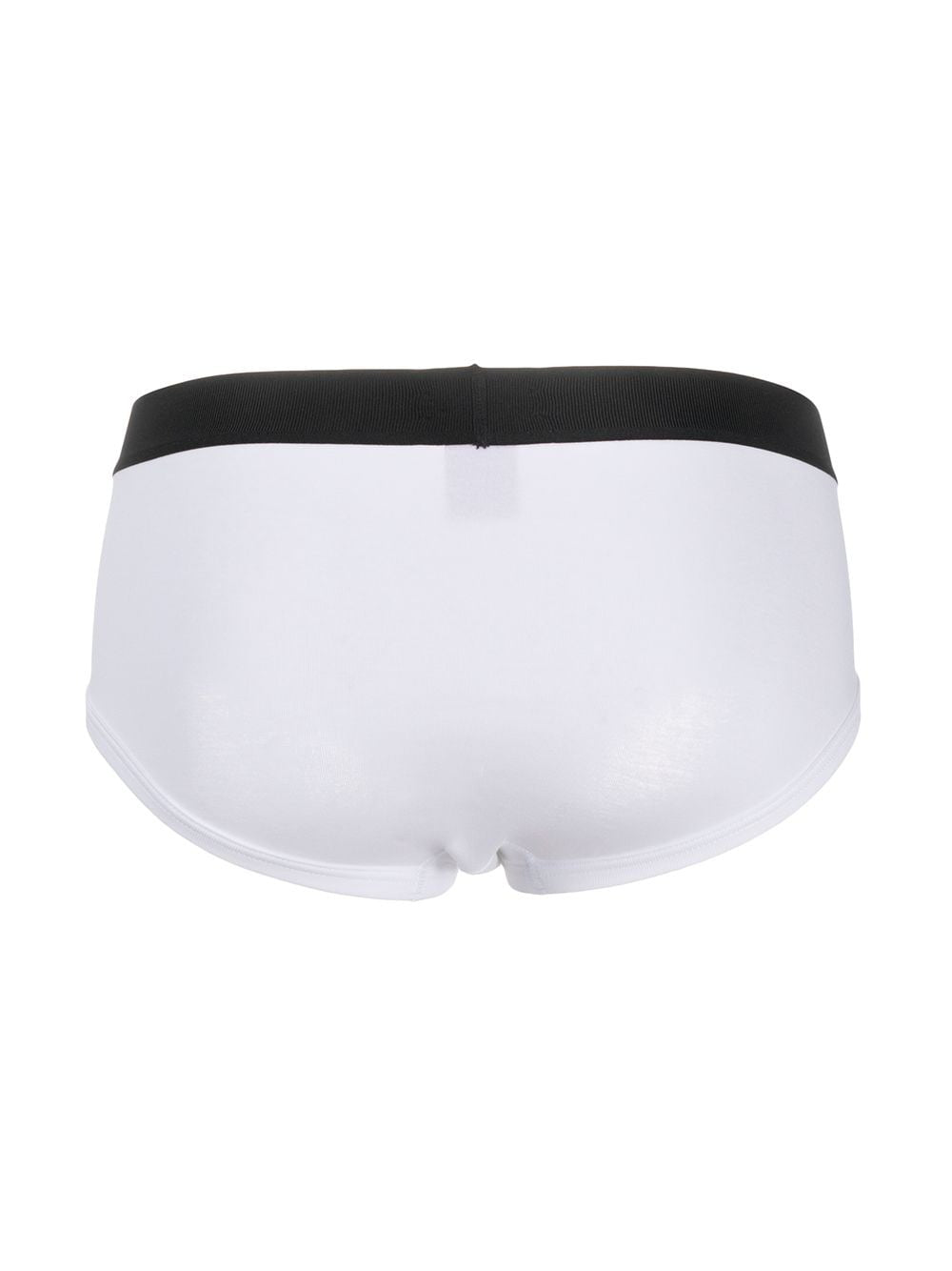 SET OF 2 LOGO-WAISTBAND COTTON BRIEFS