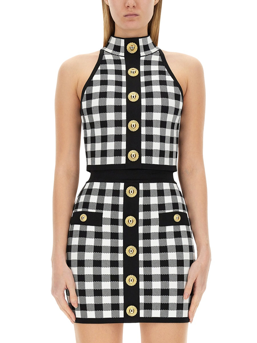 TOP WITH BUTTONS