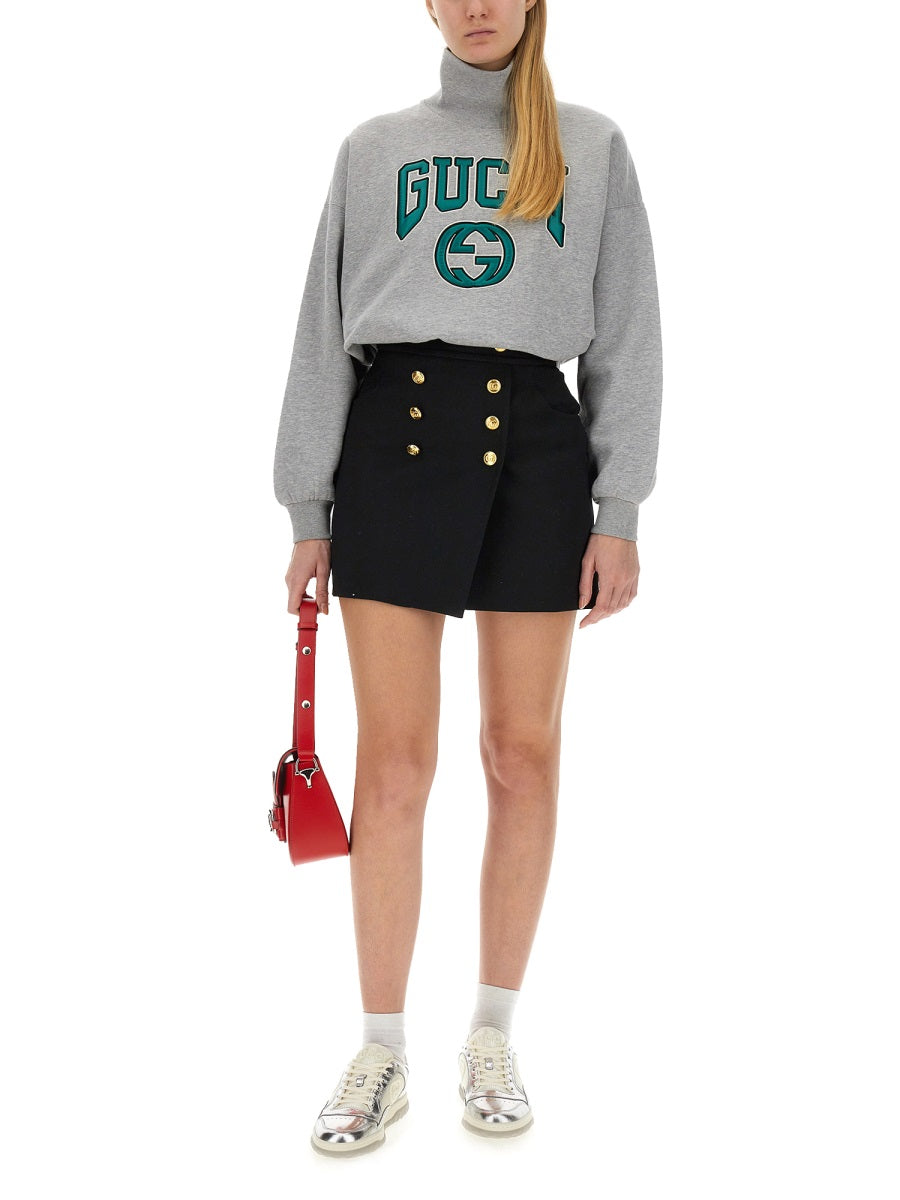 SWEATSHIRT WITH EMBROIDERY