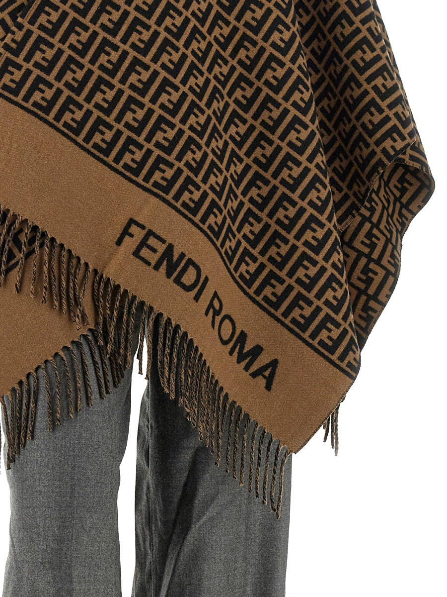 PONCHO IN LANA E CASHMERE
