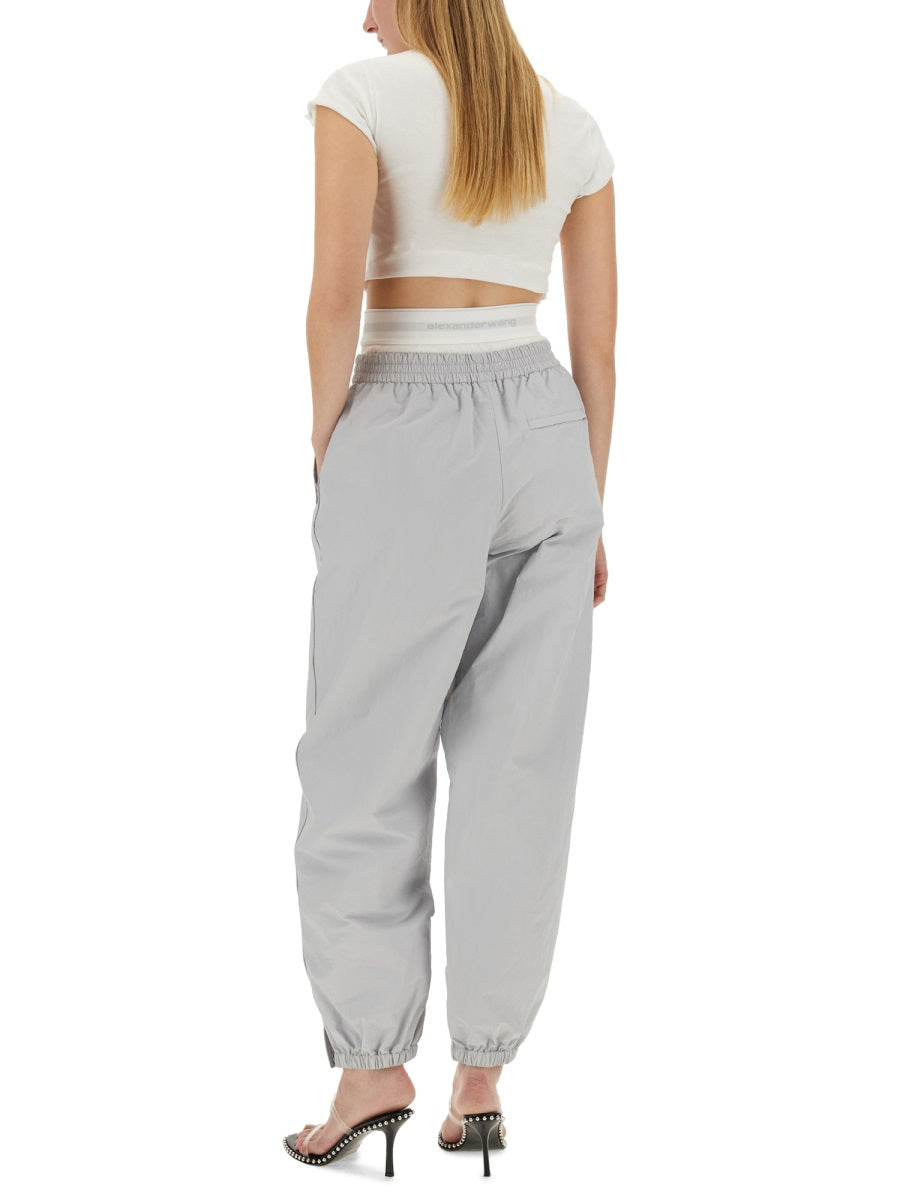 SPORTS PANTS WITH INTEGRATED UNDERWEAR