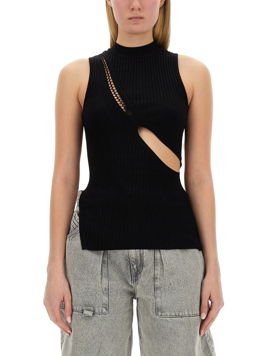 TOP WITH CUT OUT DETAILS