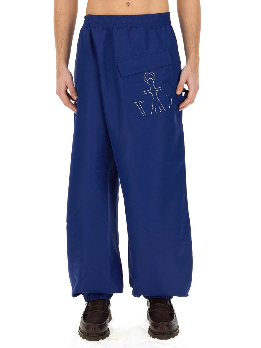 JOGGERS PANTS WITH LOGO ANCHOR