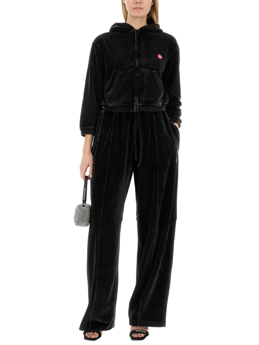 VELOUR SWEATSHIRT