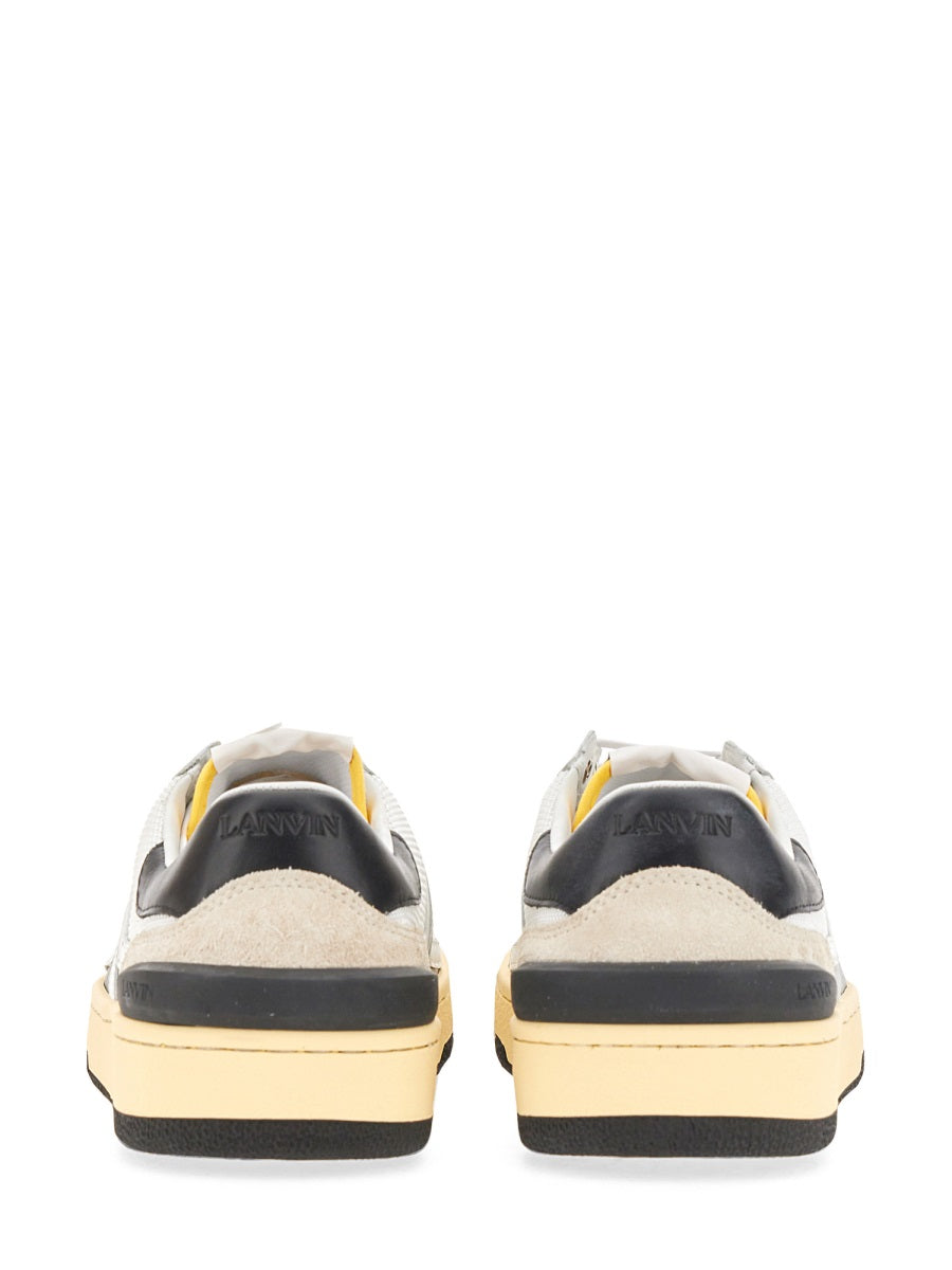 MESH, SUEDE AND NAPPA LEATHER SNEAKER