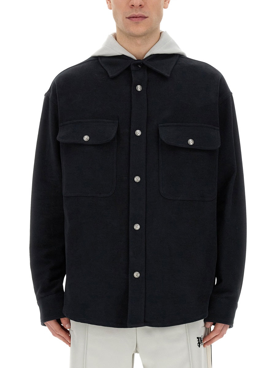 SHIRT-JACKET WITH MONOGRAM