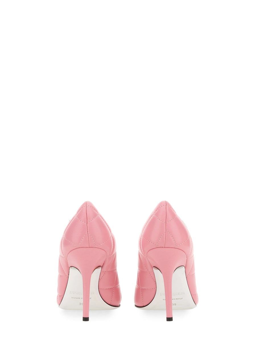 QUILTED LEATHER PUMPS