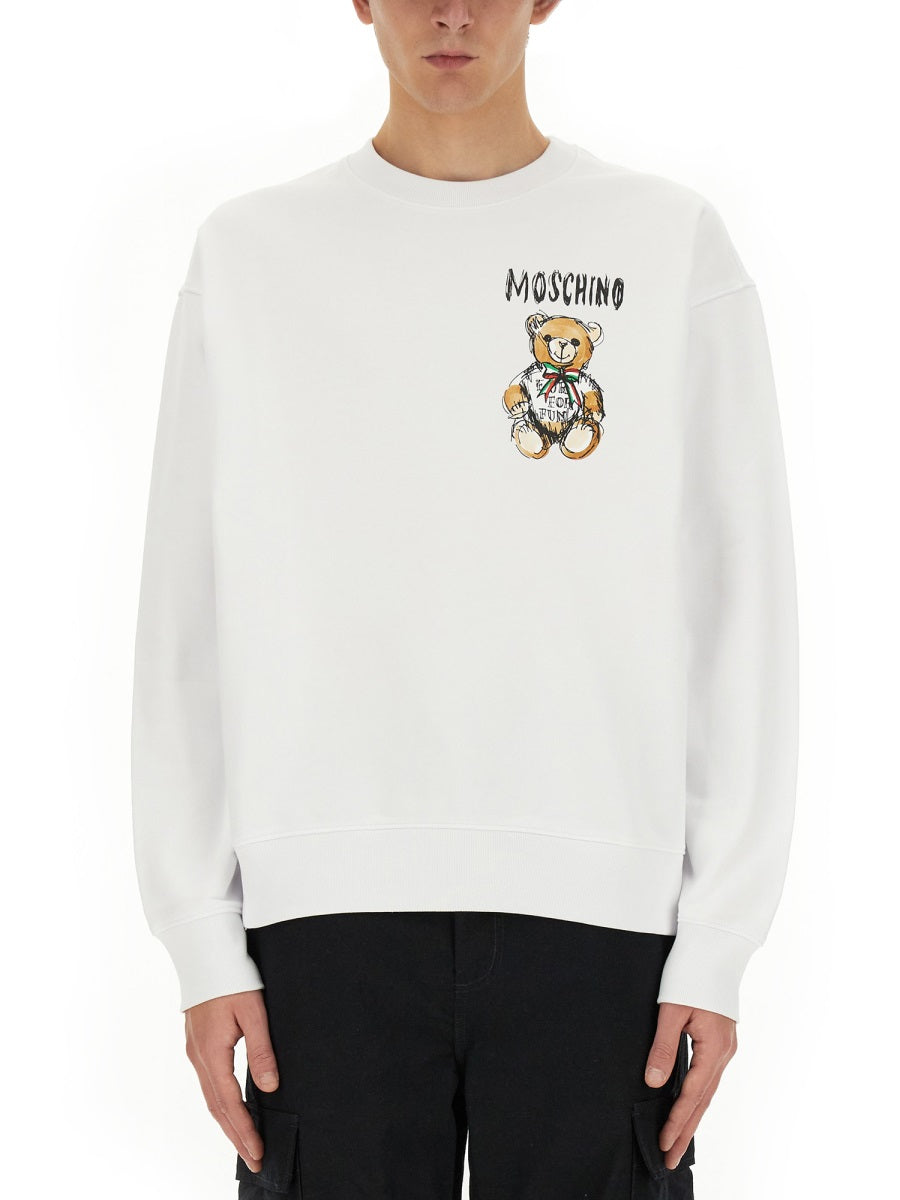 "DRAWN TEDDY BEAR" SWEATSHIRT