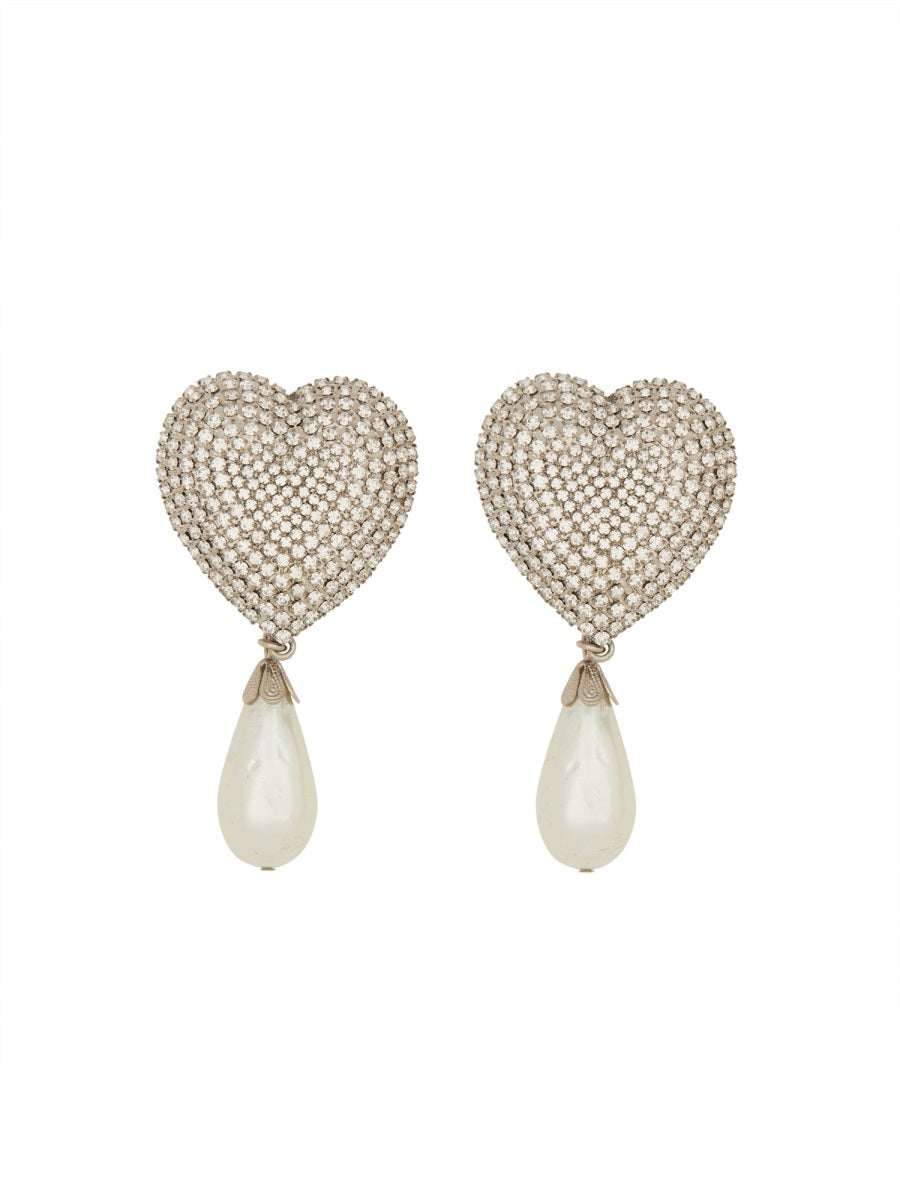 CRYSTAL HEART EARRINGS