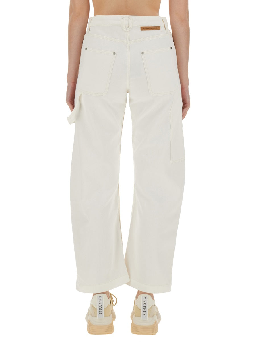 UTILITY JEANS WITH BANANA LEG