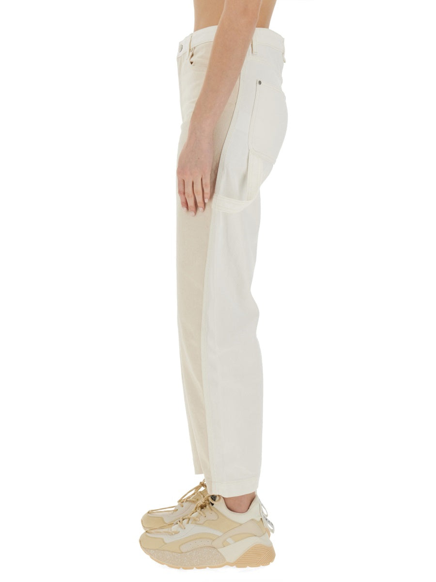 UTILITY JEANS WITH BANANA LEG