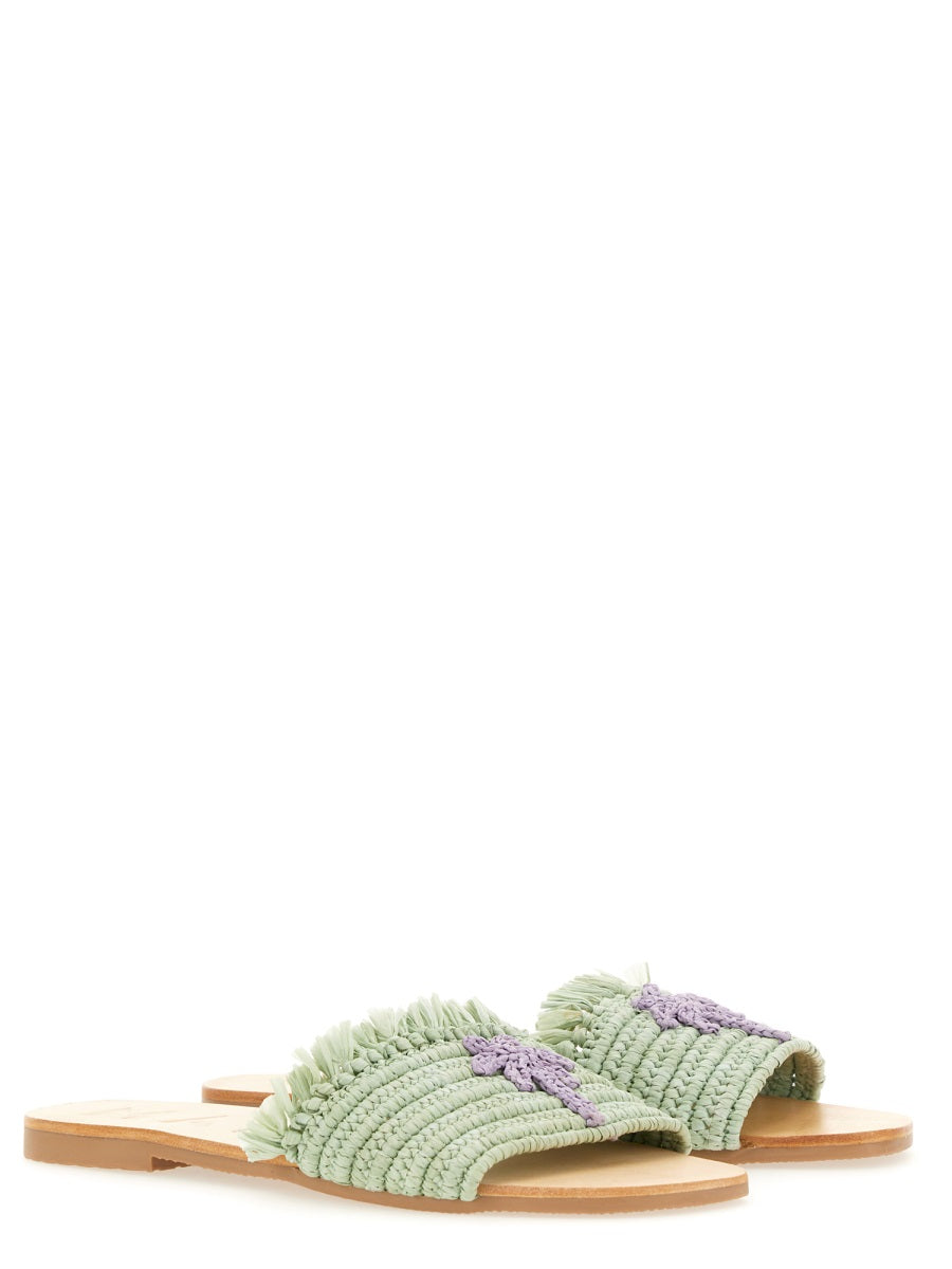 SANDAL WITH LOGO