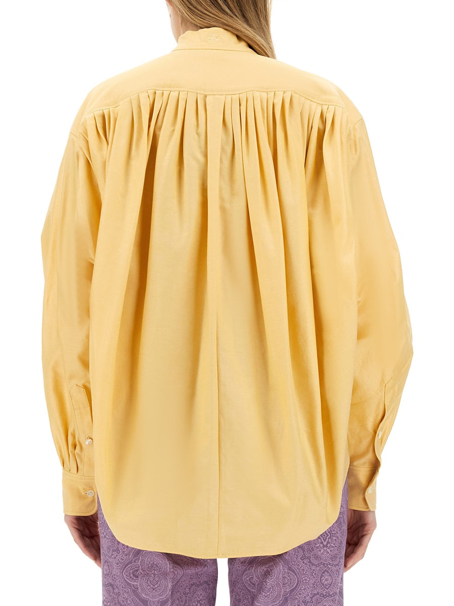 COTTON POPLIN BLOUSE