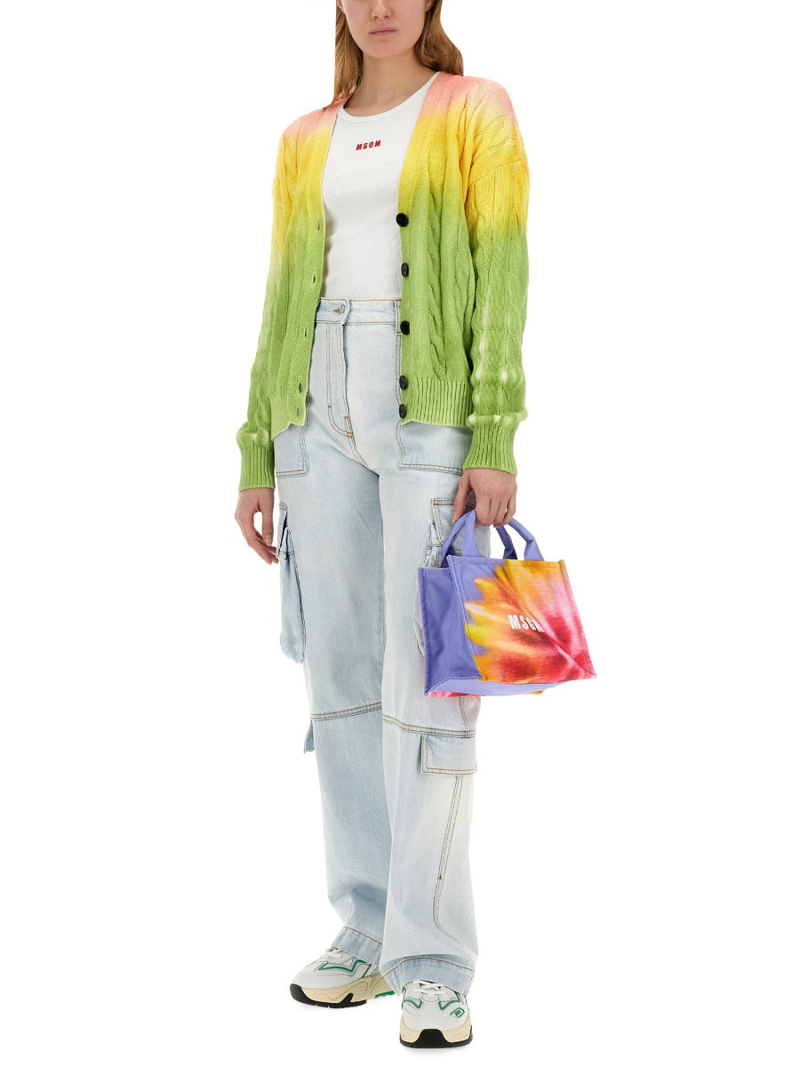 DENIM CARGO PANTS