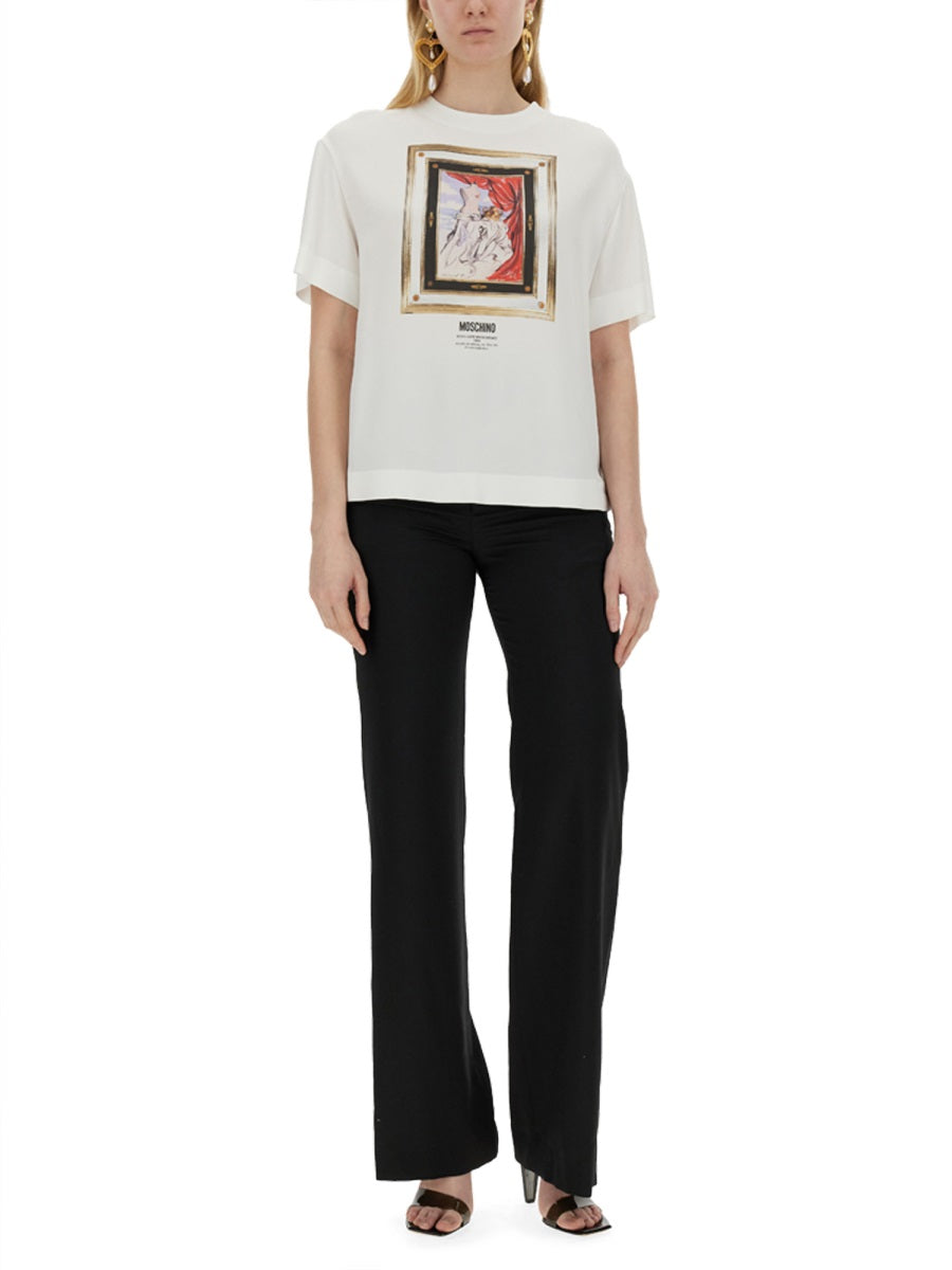ENVER SATIN BLOUSE STILL LIFE WITH HEART