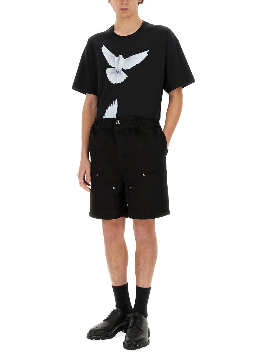 SHORT IN TWILL