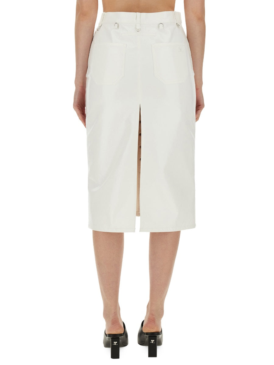 SKIRT WITH BUTTONS