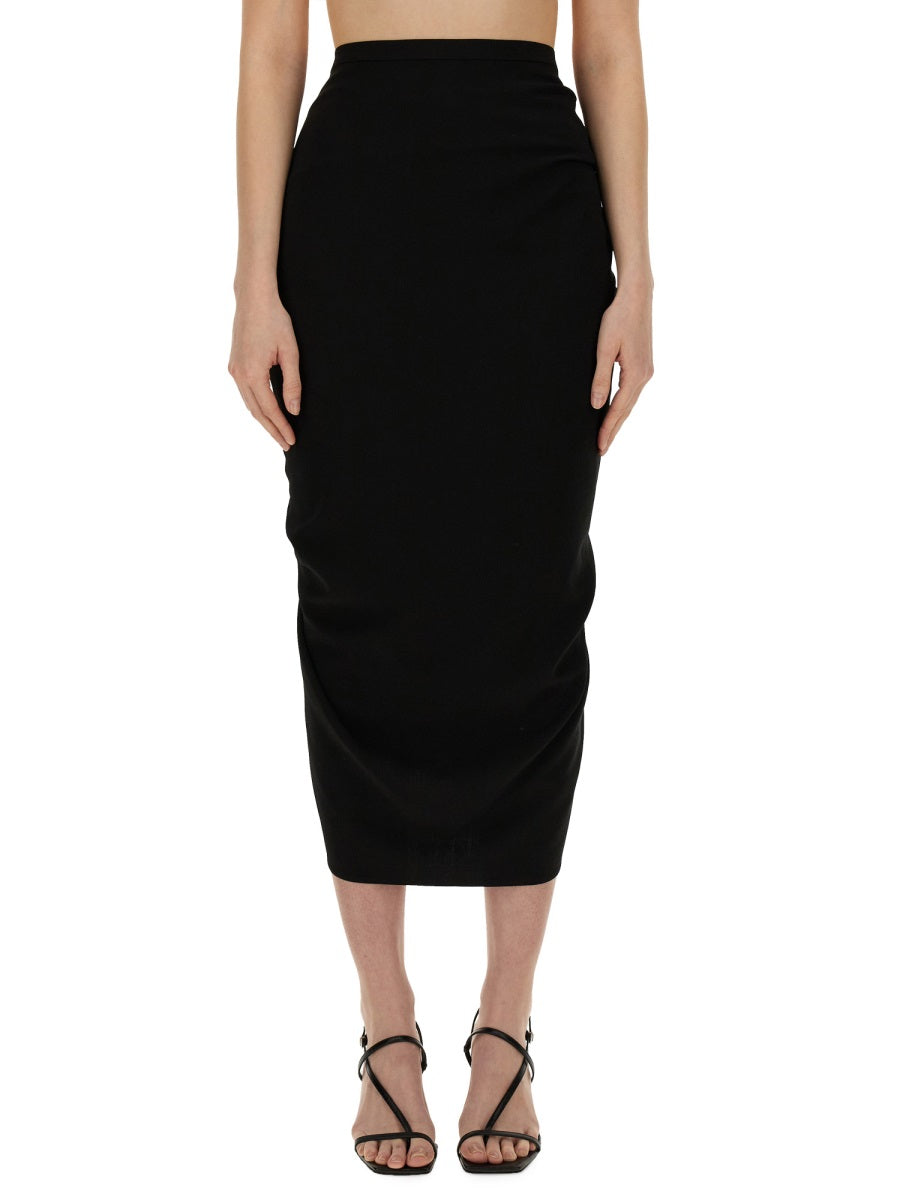 SKIRT WITH DRAPE