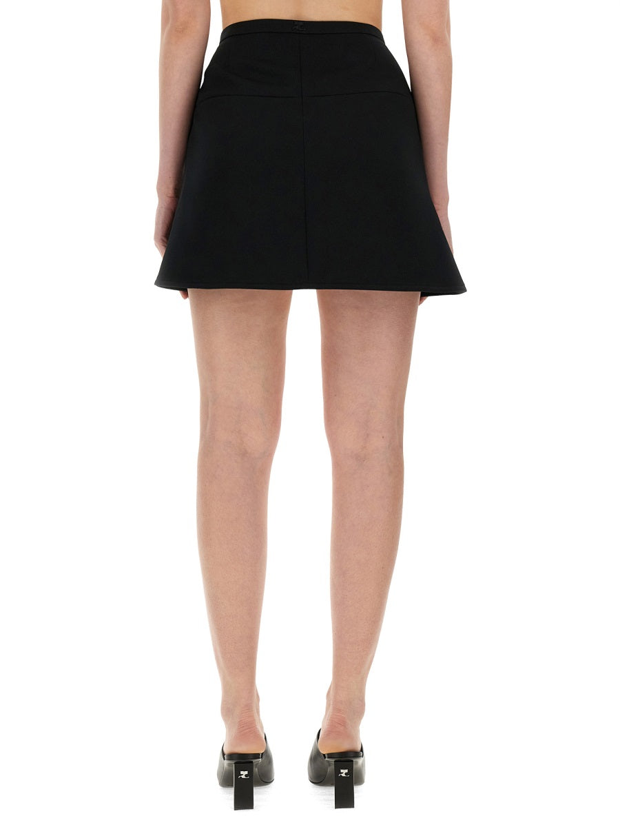 "ELLIPSE" MINI SKIRT