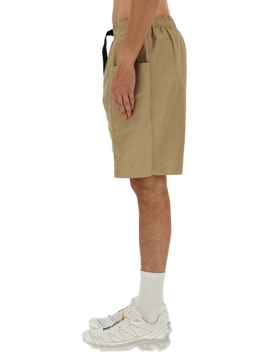BELTED BERMUDA SHORTS
