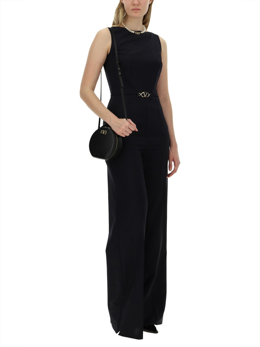 JUMPSUIT WITH V DETAIL