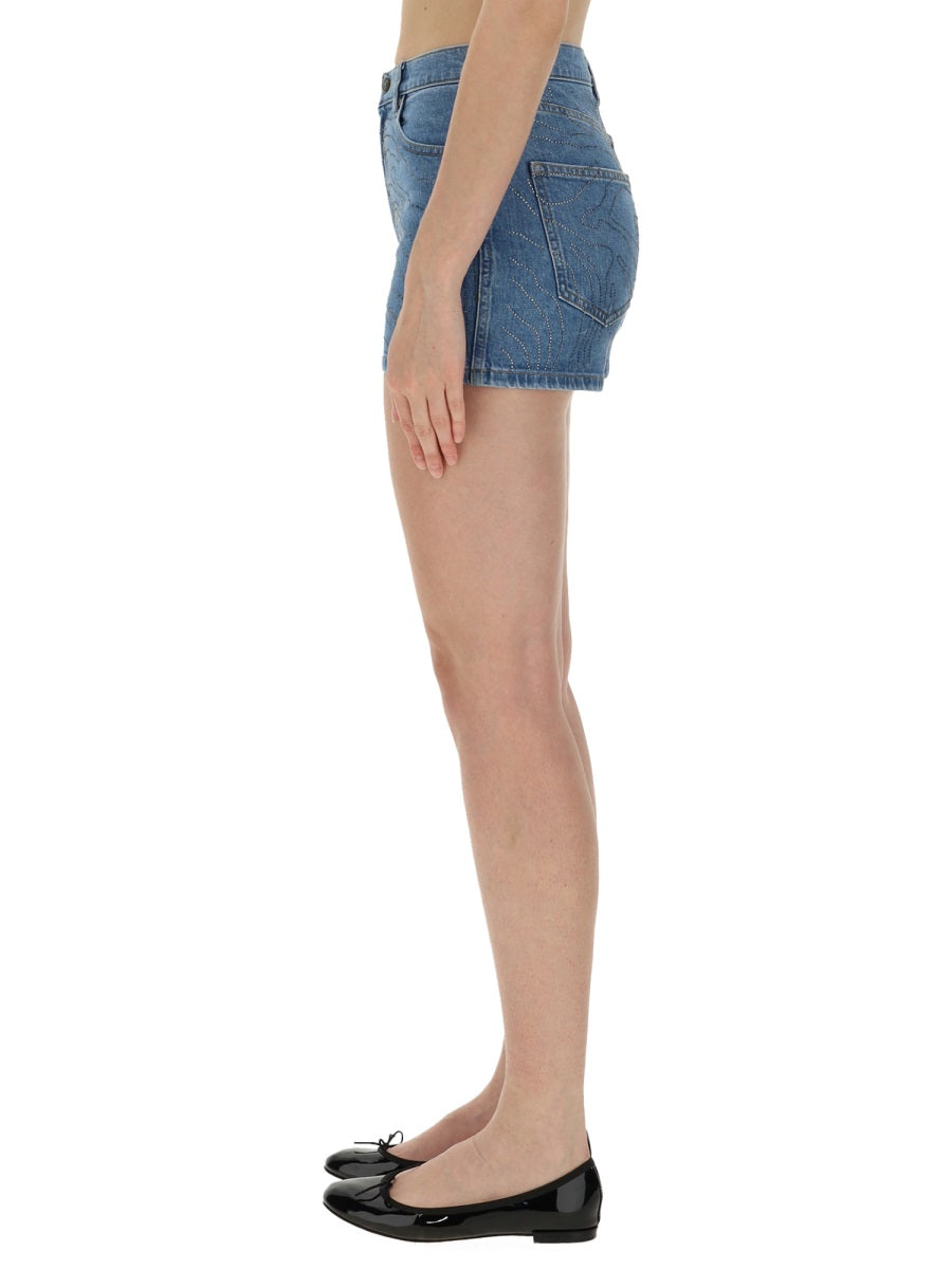 DENIM SHORTS