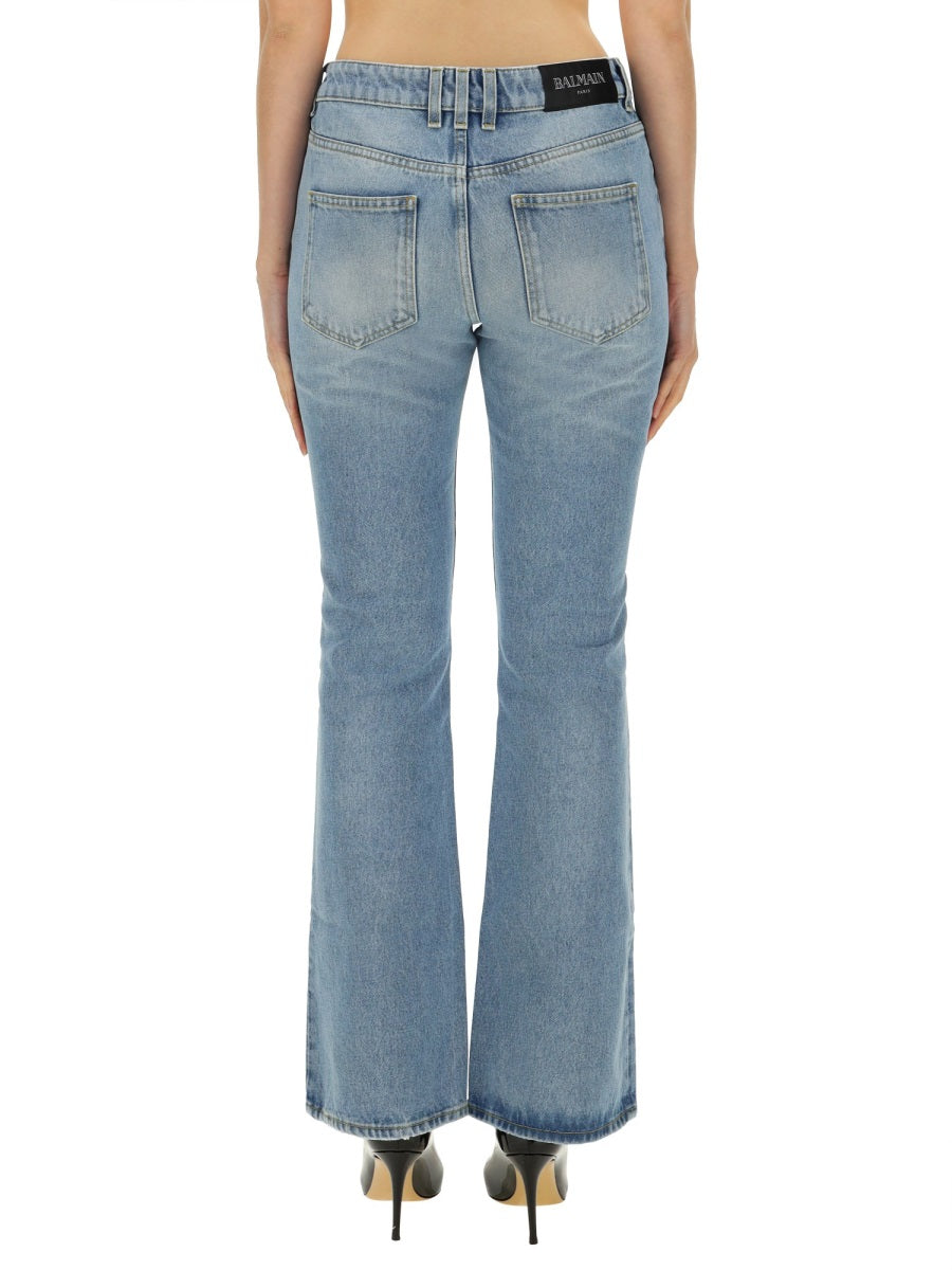 FLARE FIT JEANS