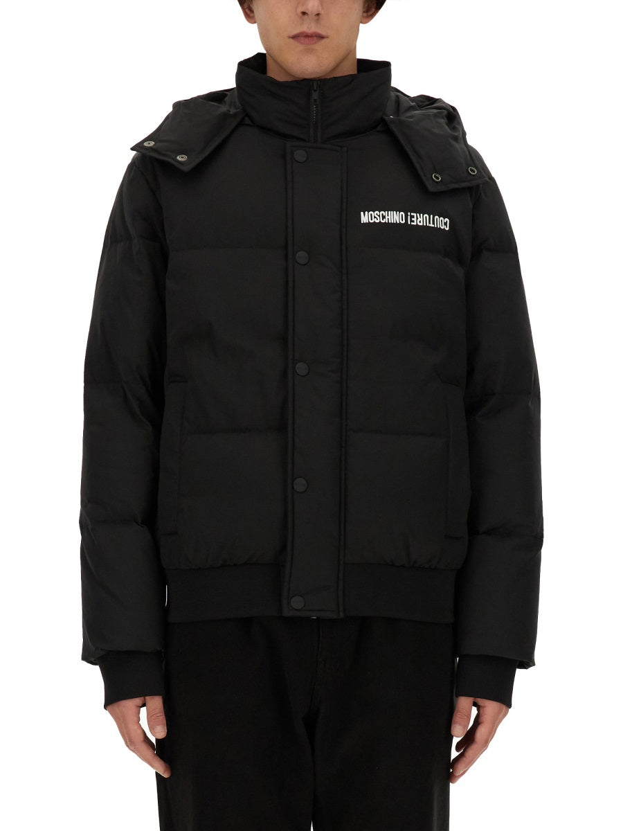 DOWN JACKET WITH LOGO