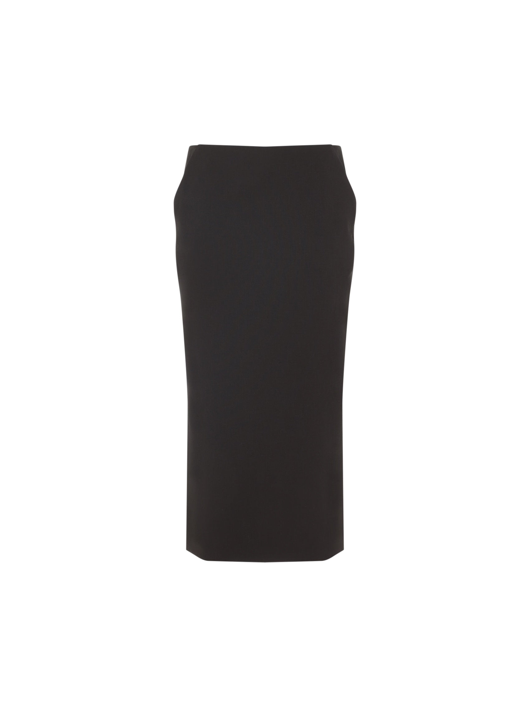 Virgin Wool Midi Skirt
