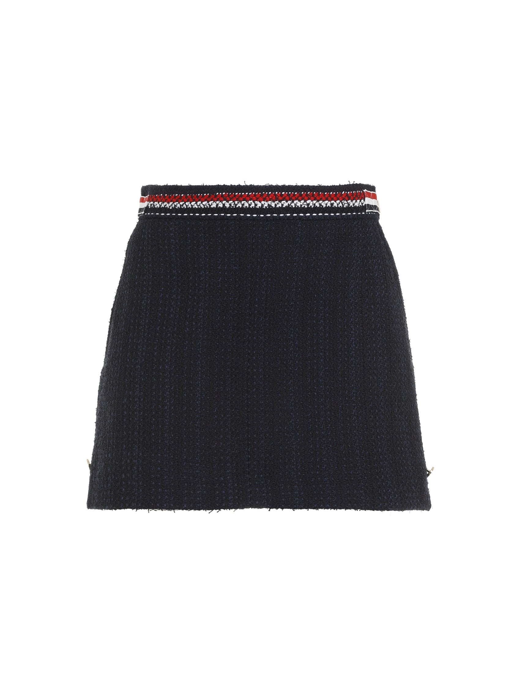 Thigh Length Side Tab Skirt