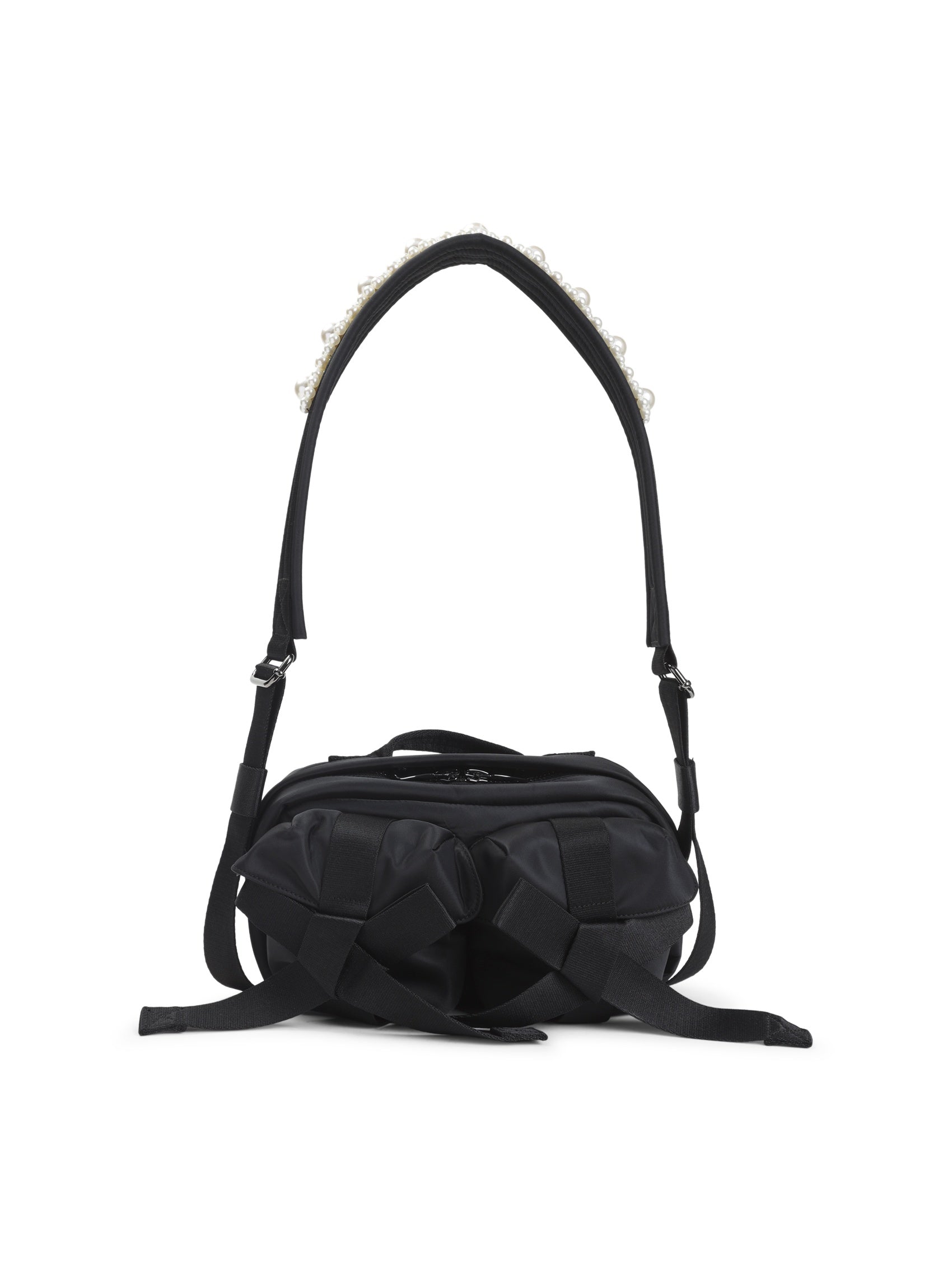 Classic Bow Crossbody Bag With Emboidery