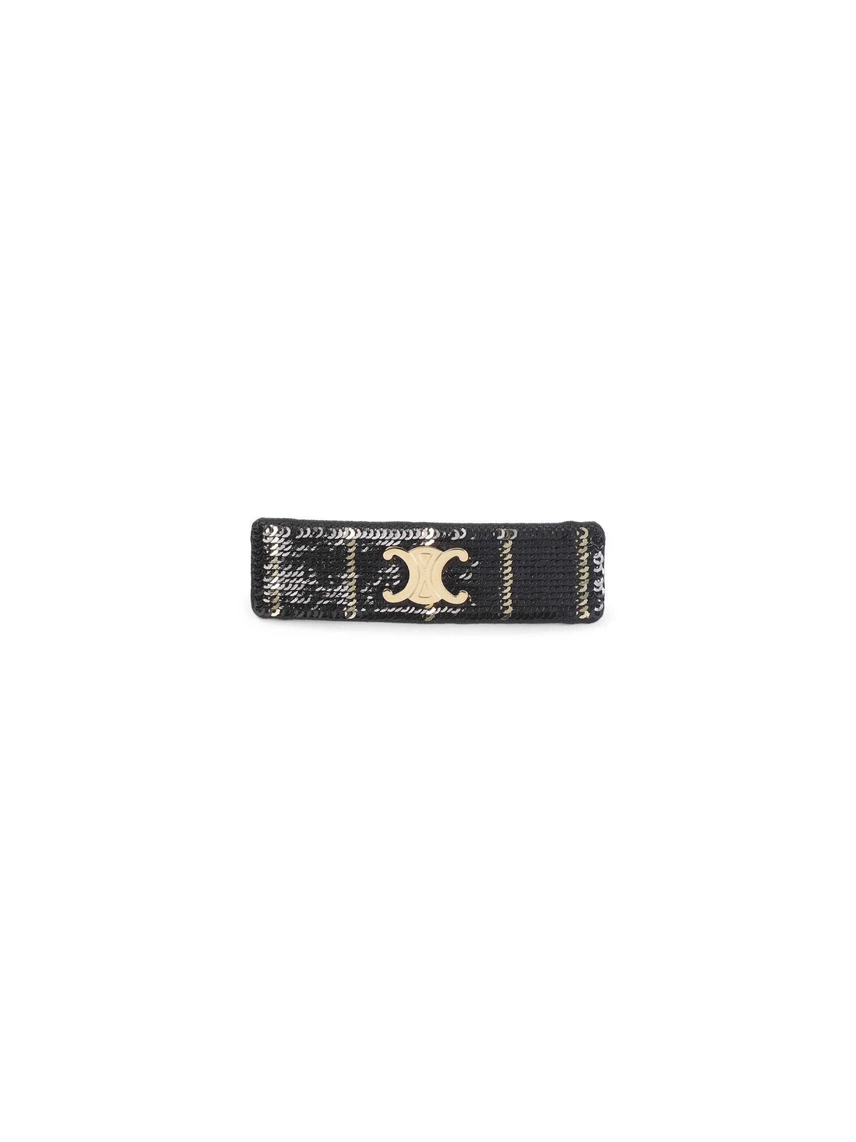 Striped Sequins Hair Clip