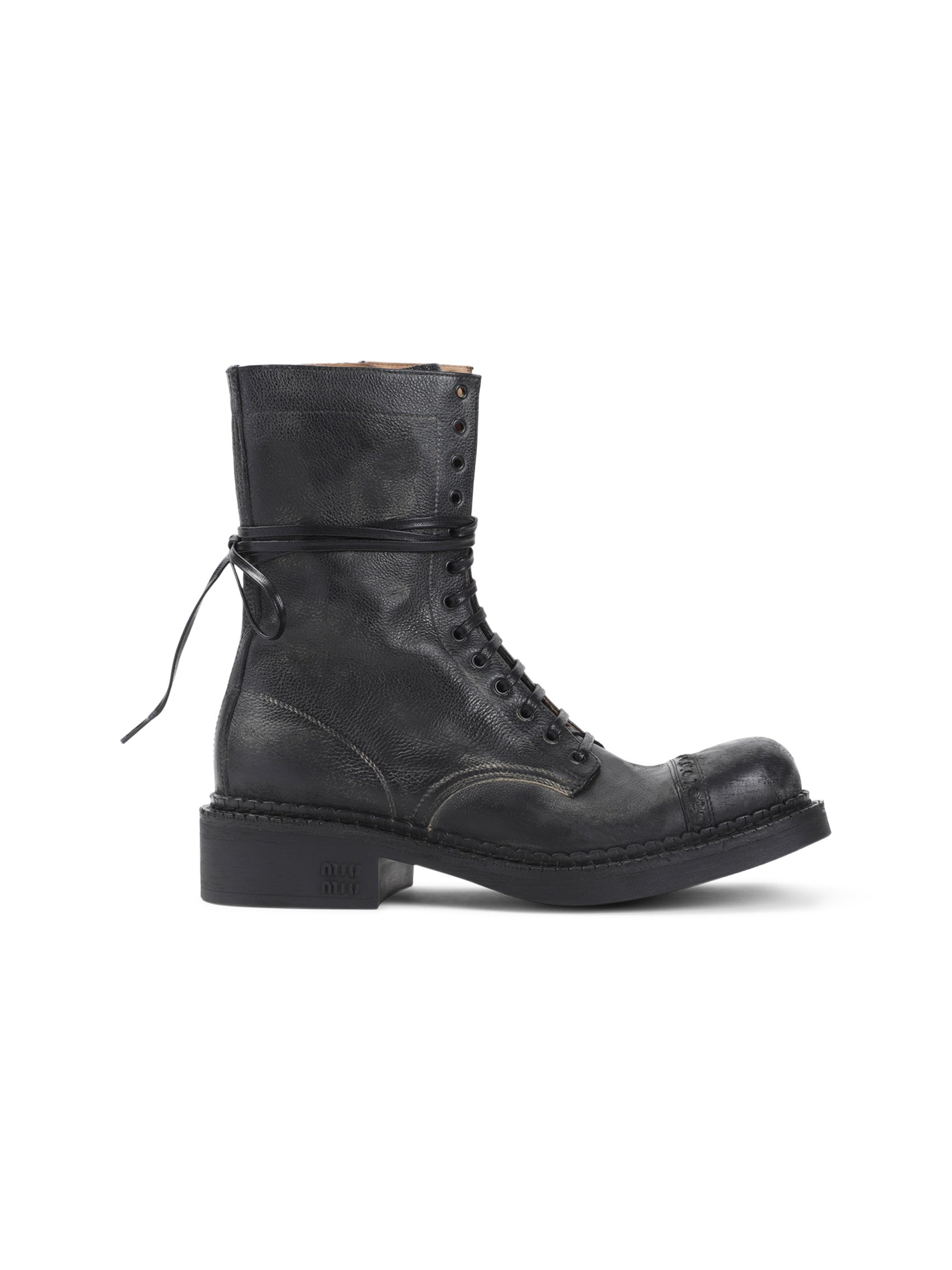 Laced Ankle Boots
