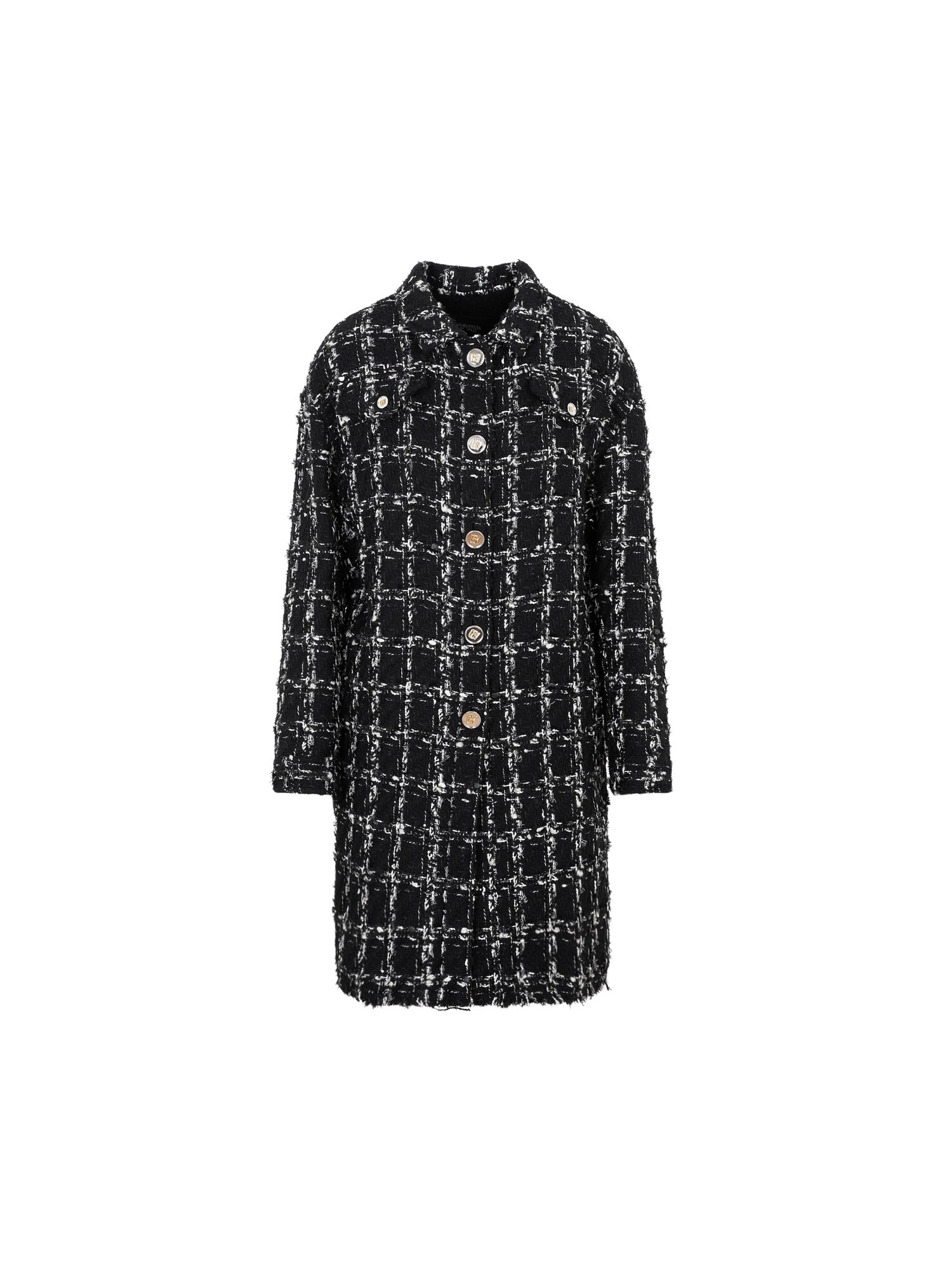 Checked bouclé Coat
