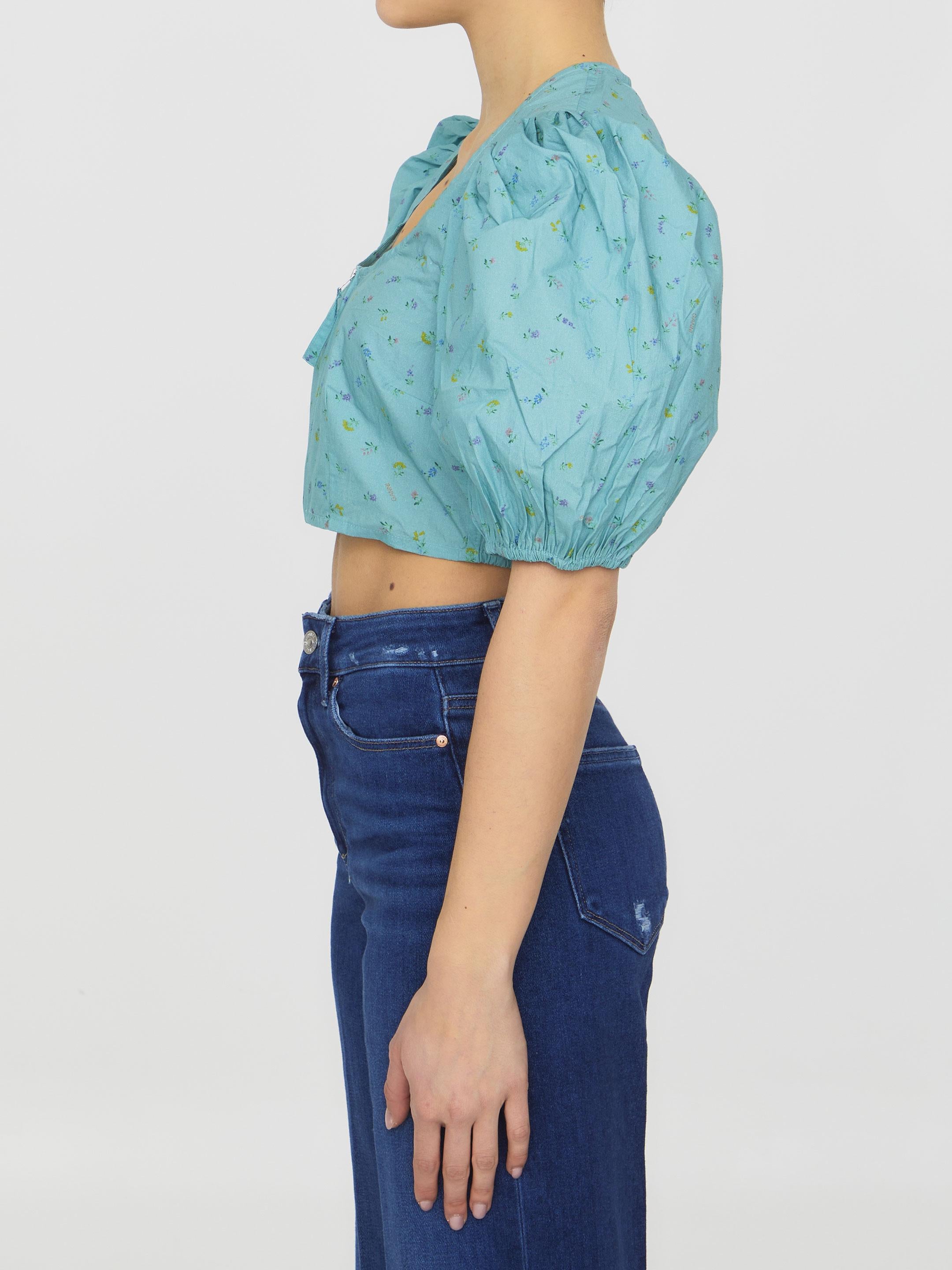 Floral-print top