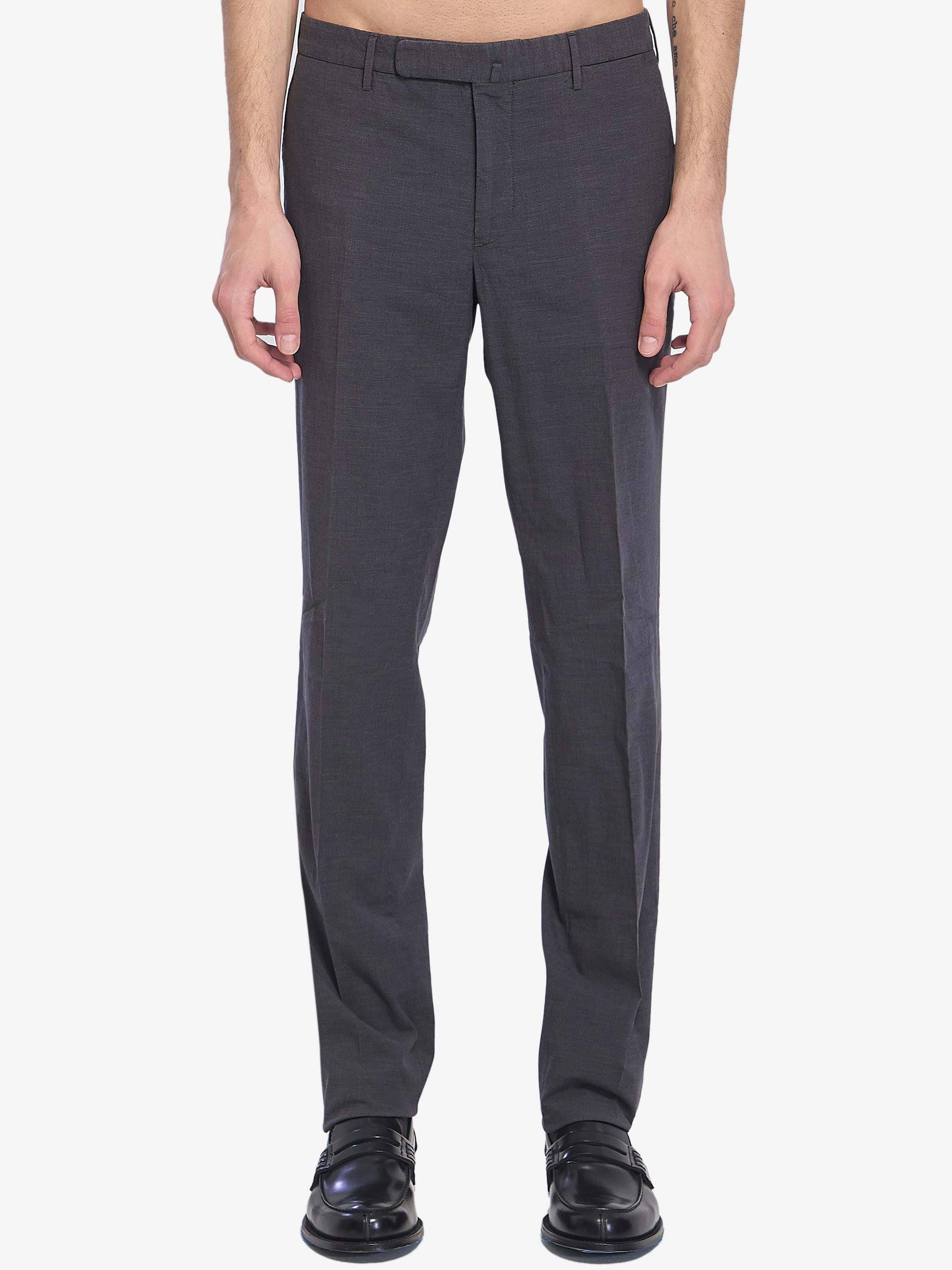 Gray trousers