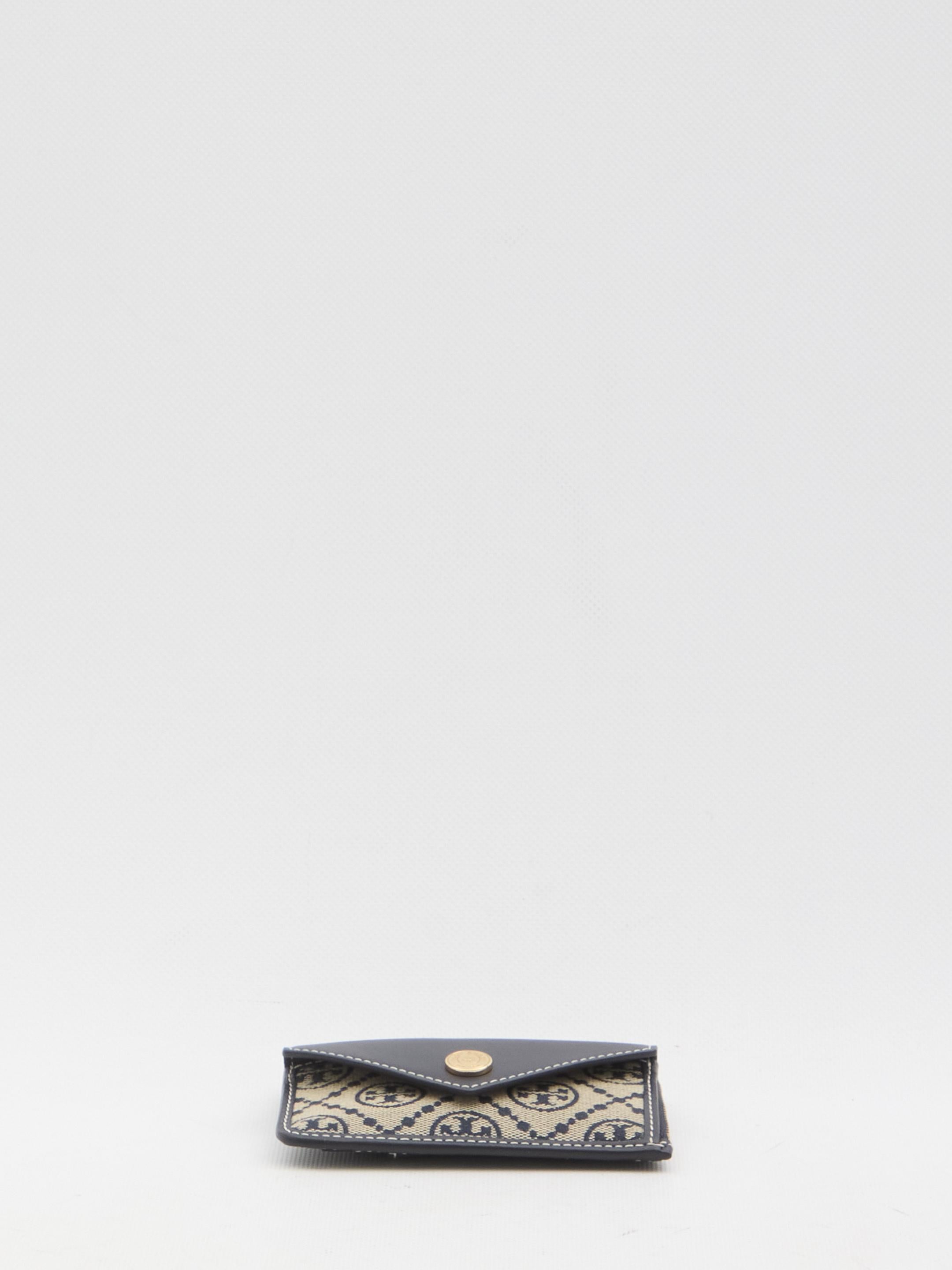 T Monogram card holder