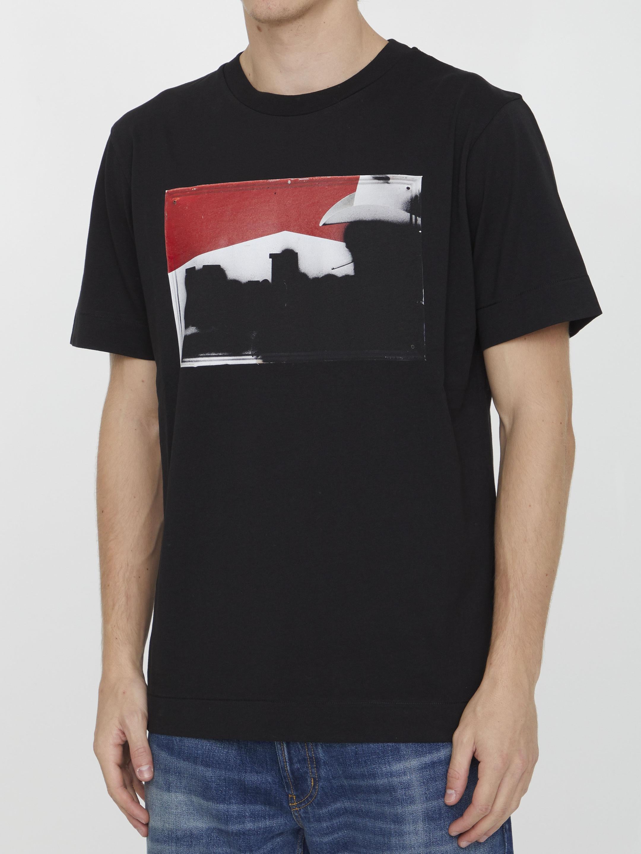 Printed cotton t-shirt
