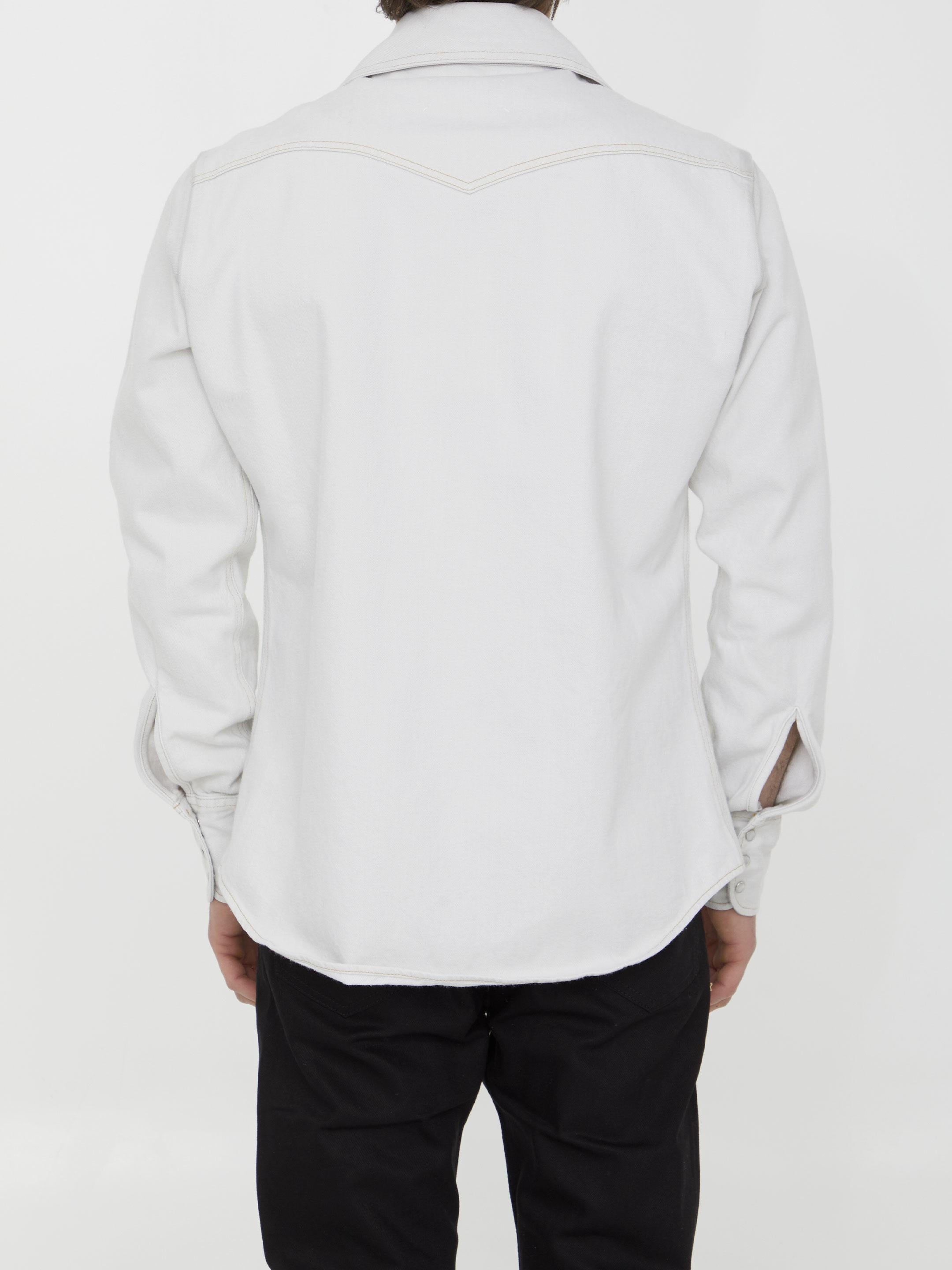 Cotton denim shirt