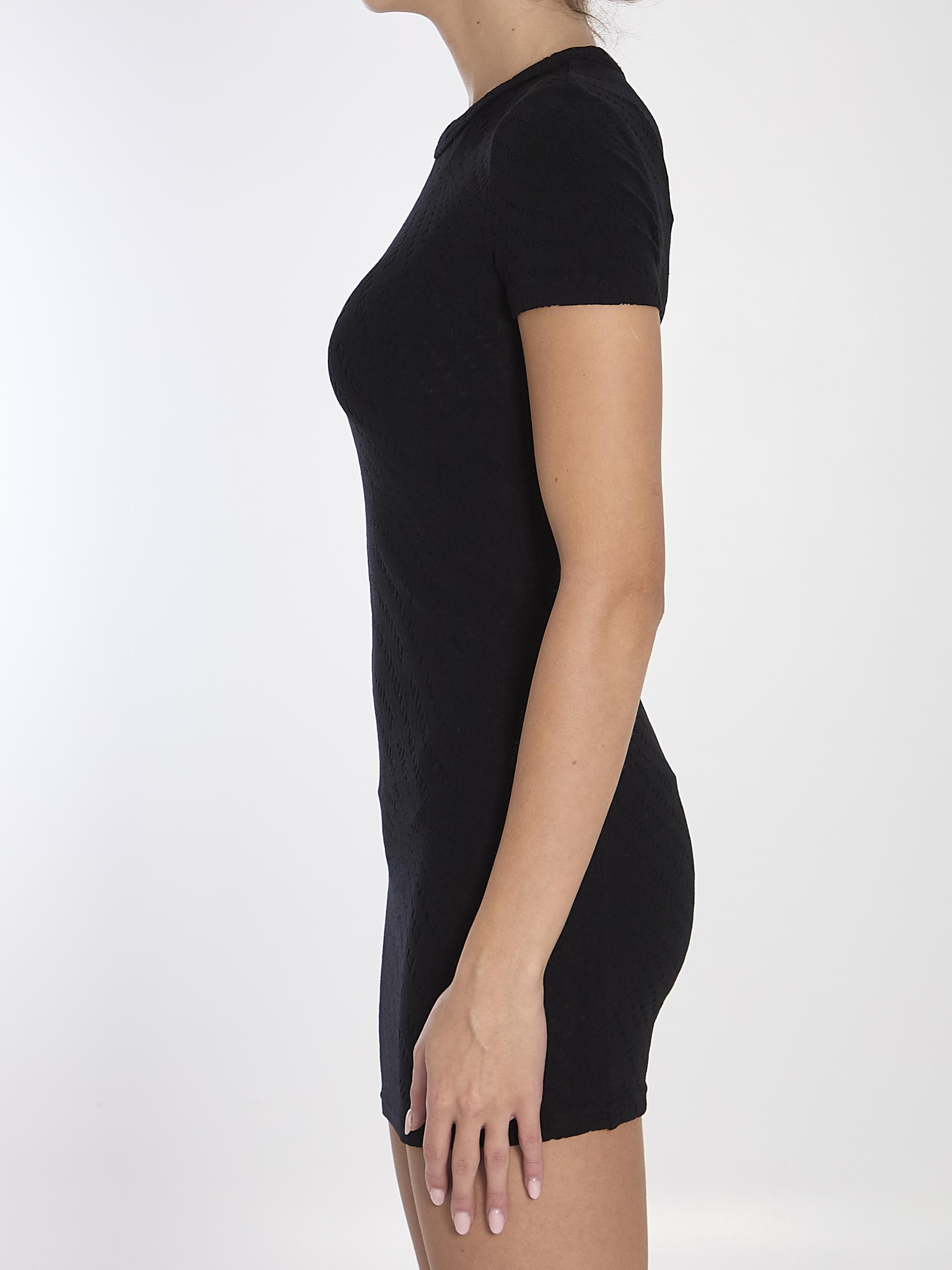 Jacquard mini dress
