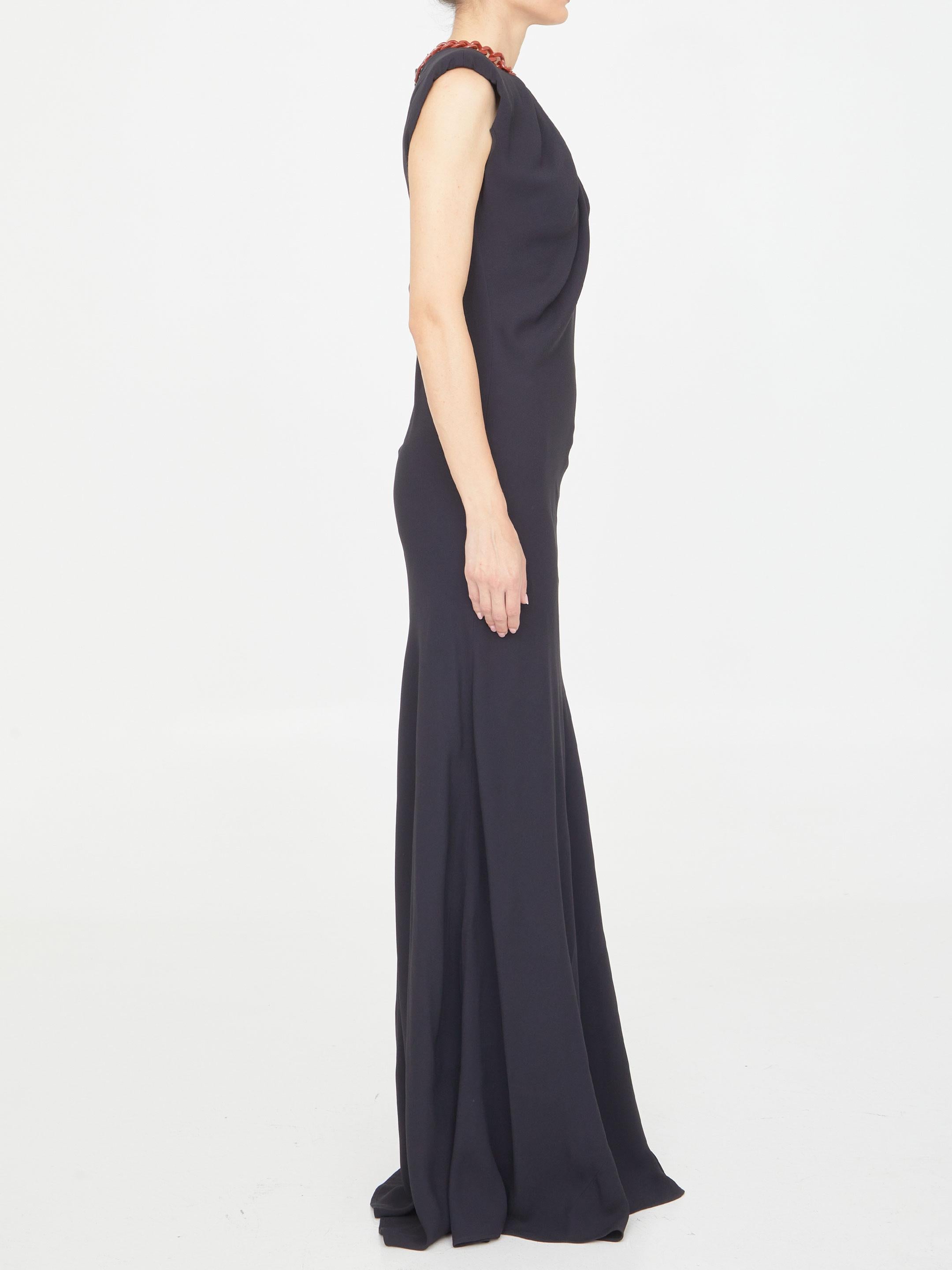 Chain long dress
