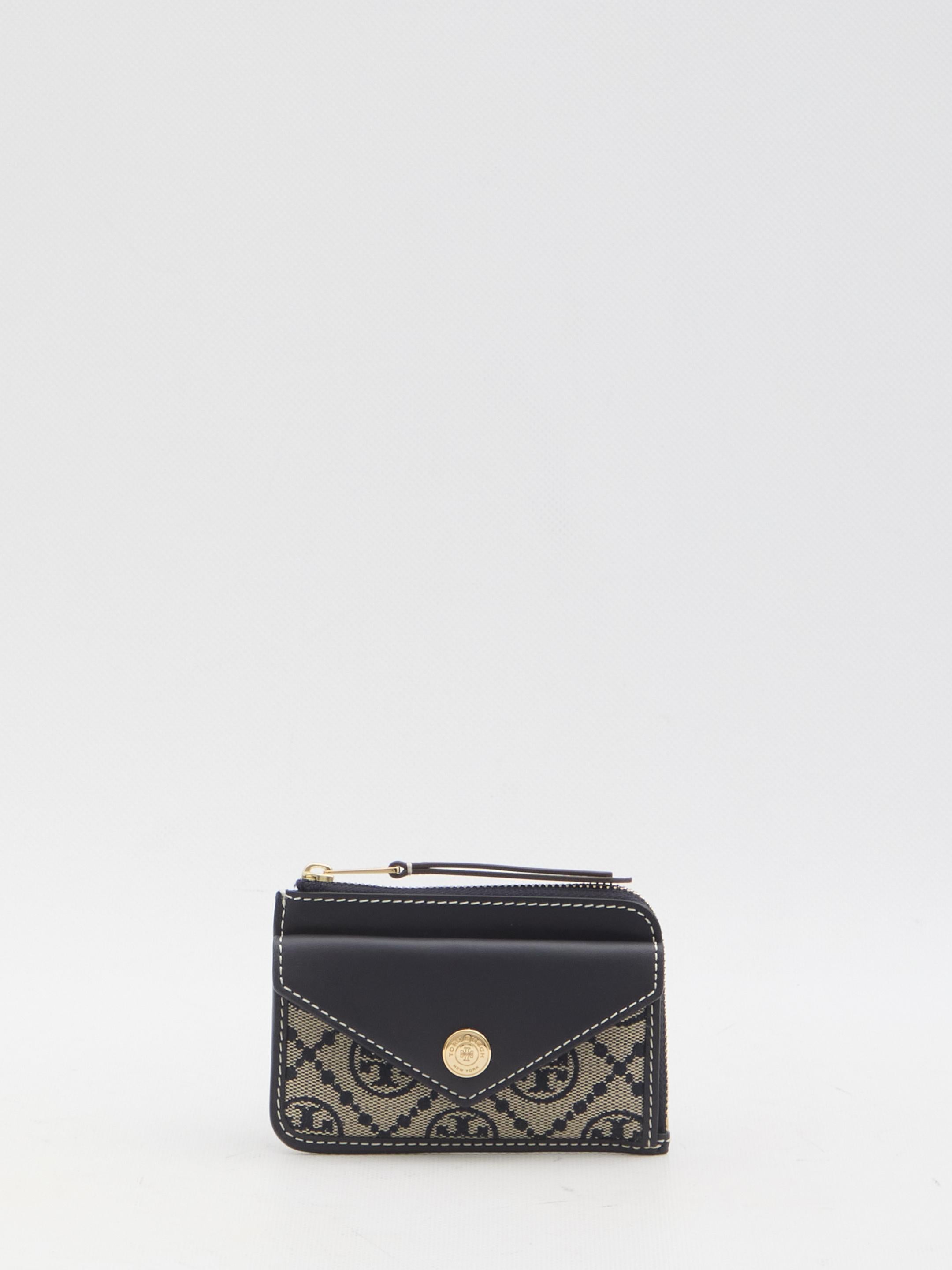 T Monogram card holder