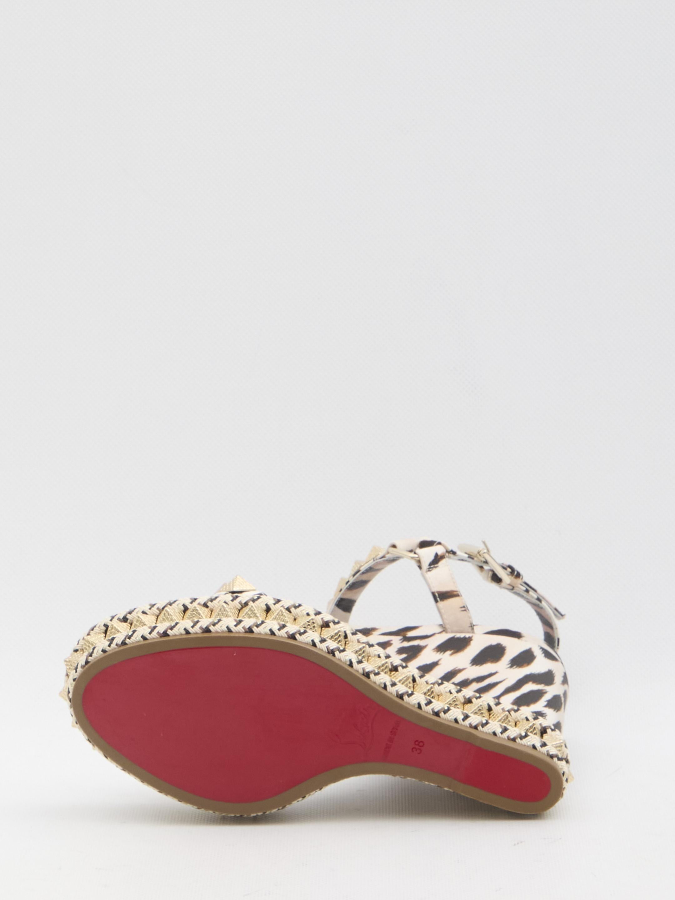 Pyraclou 110 wedge sandals