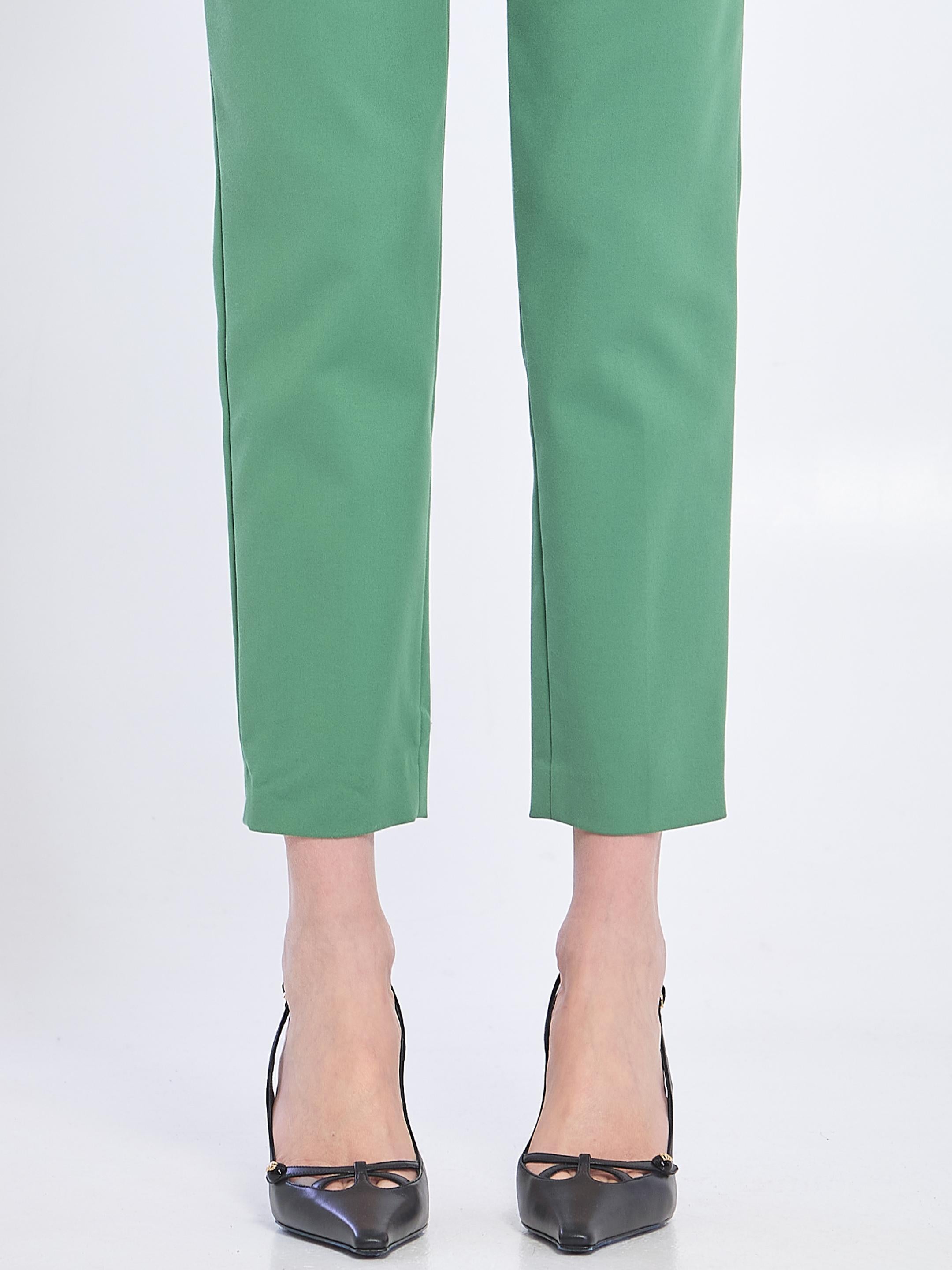 Green trousers