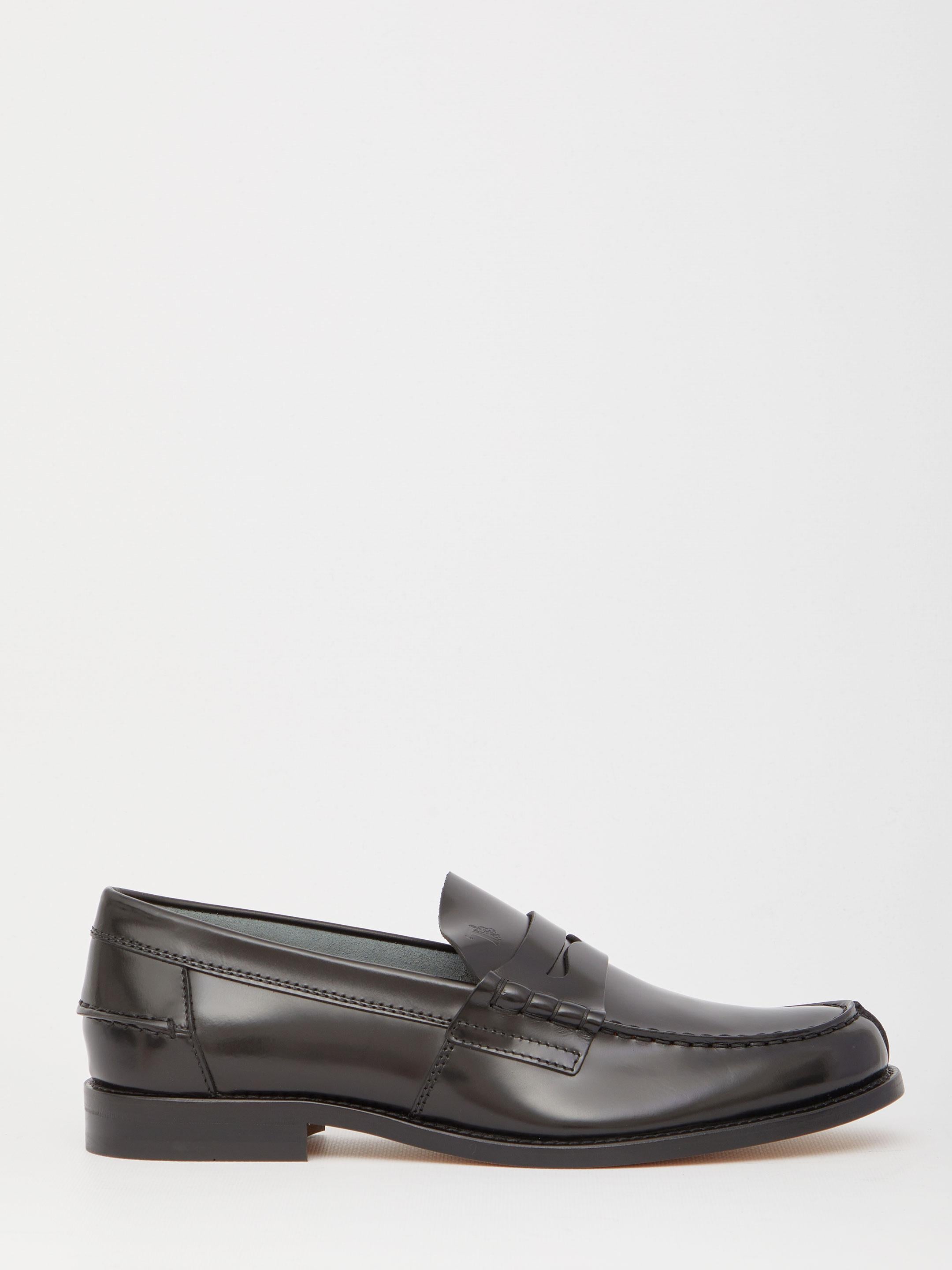 Leather loafers