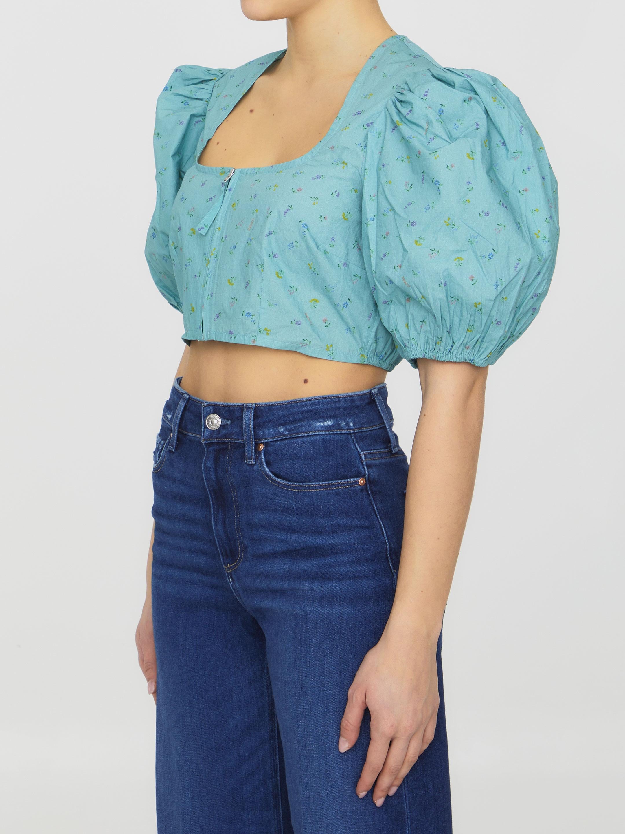 Floral-print top