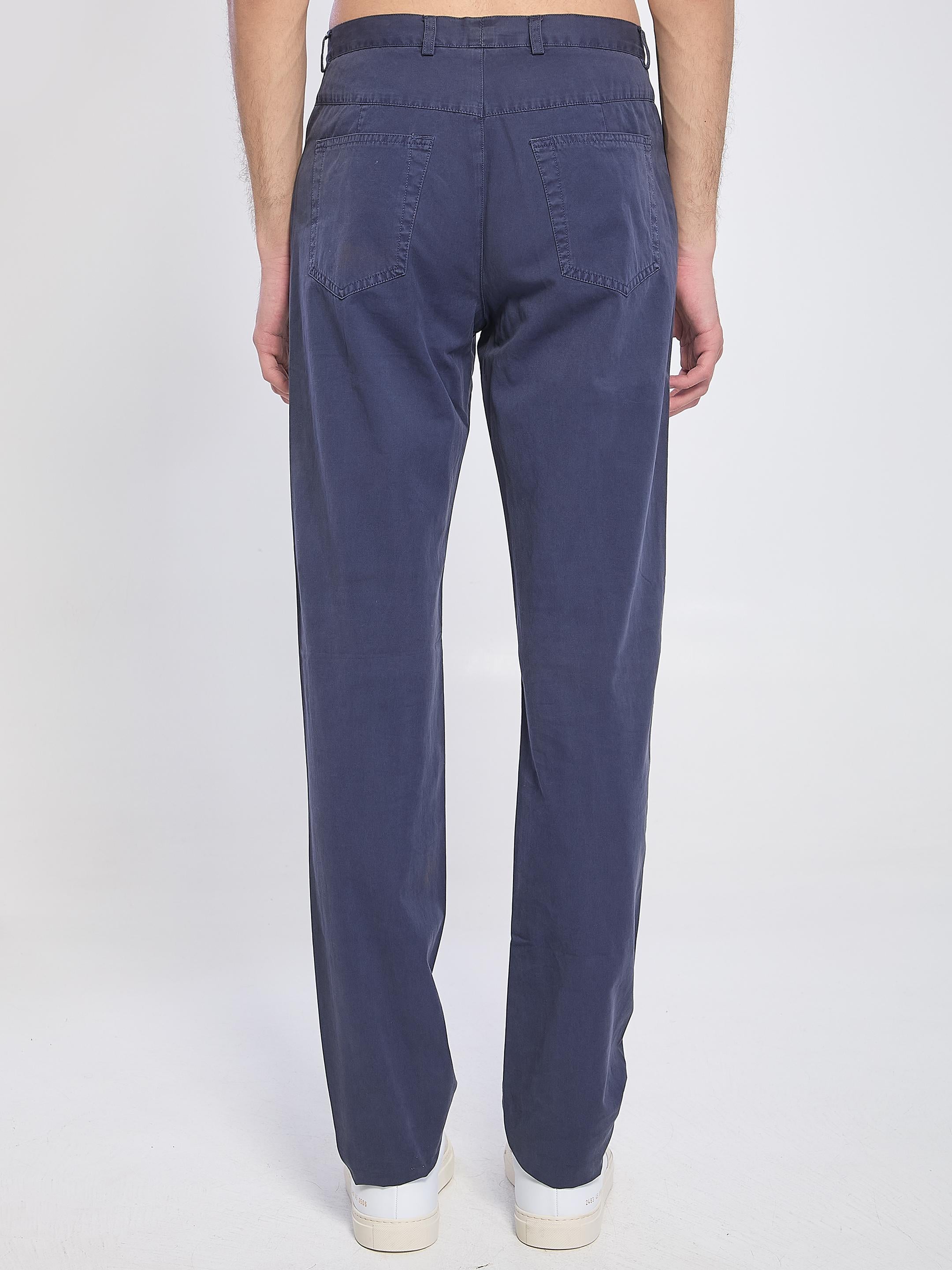 Blue trousers