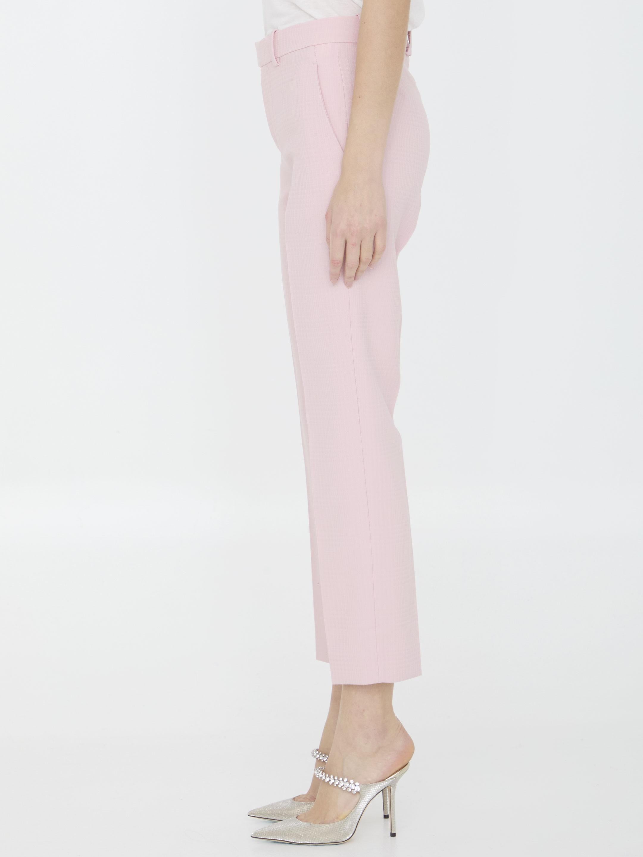 Wool tailored trousers